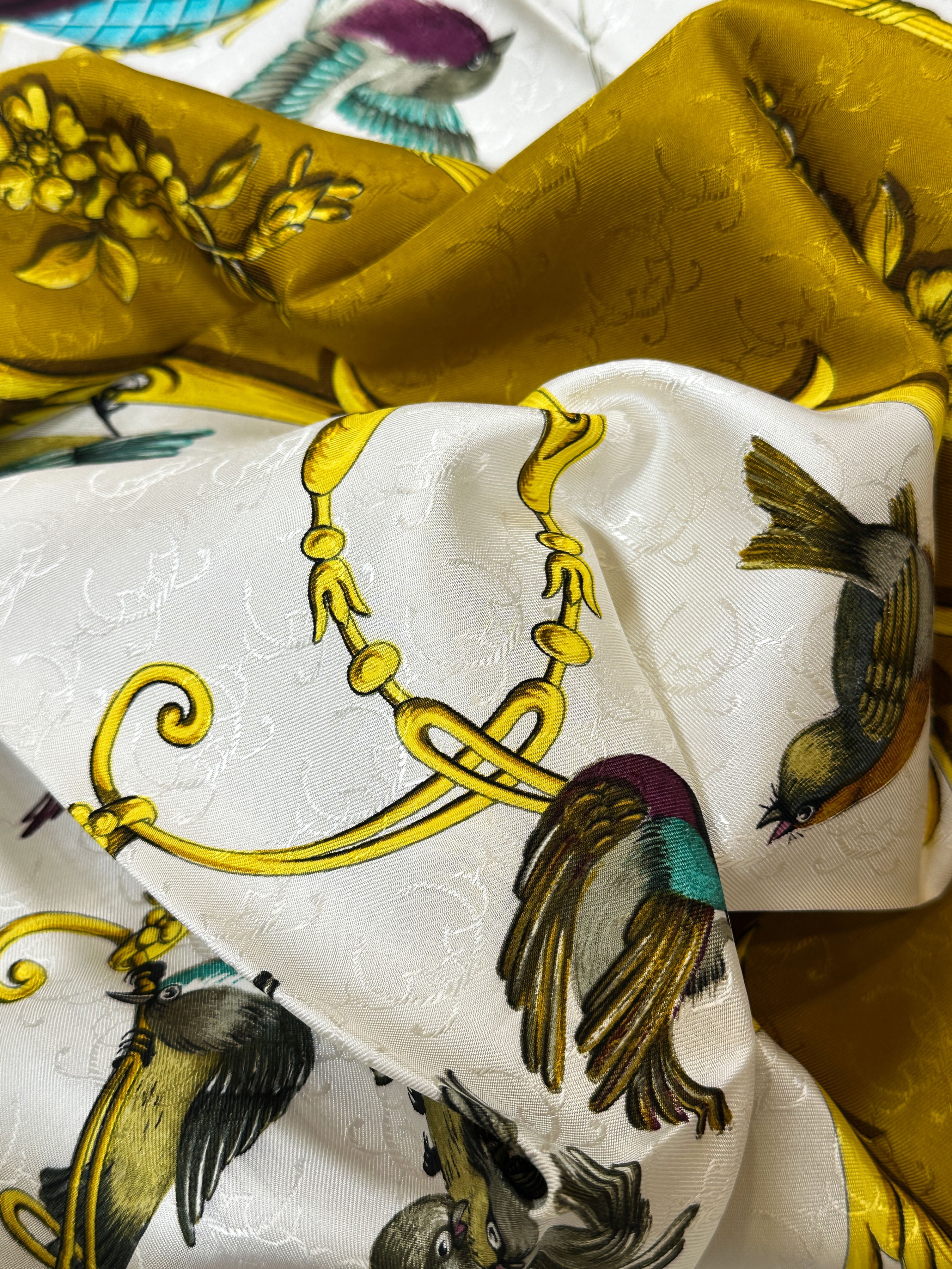 Hermès La Cle des Champs Jacquard 90