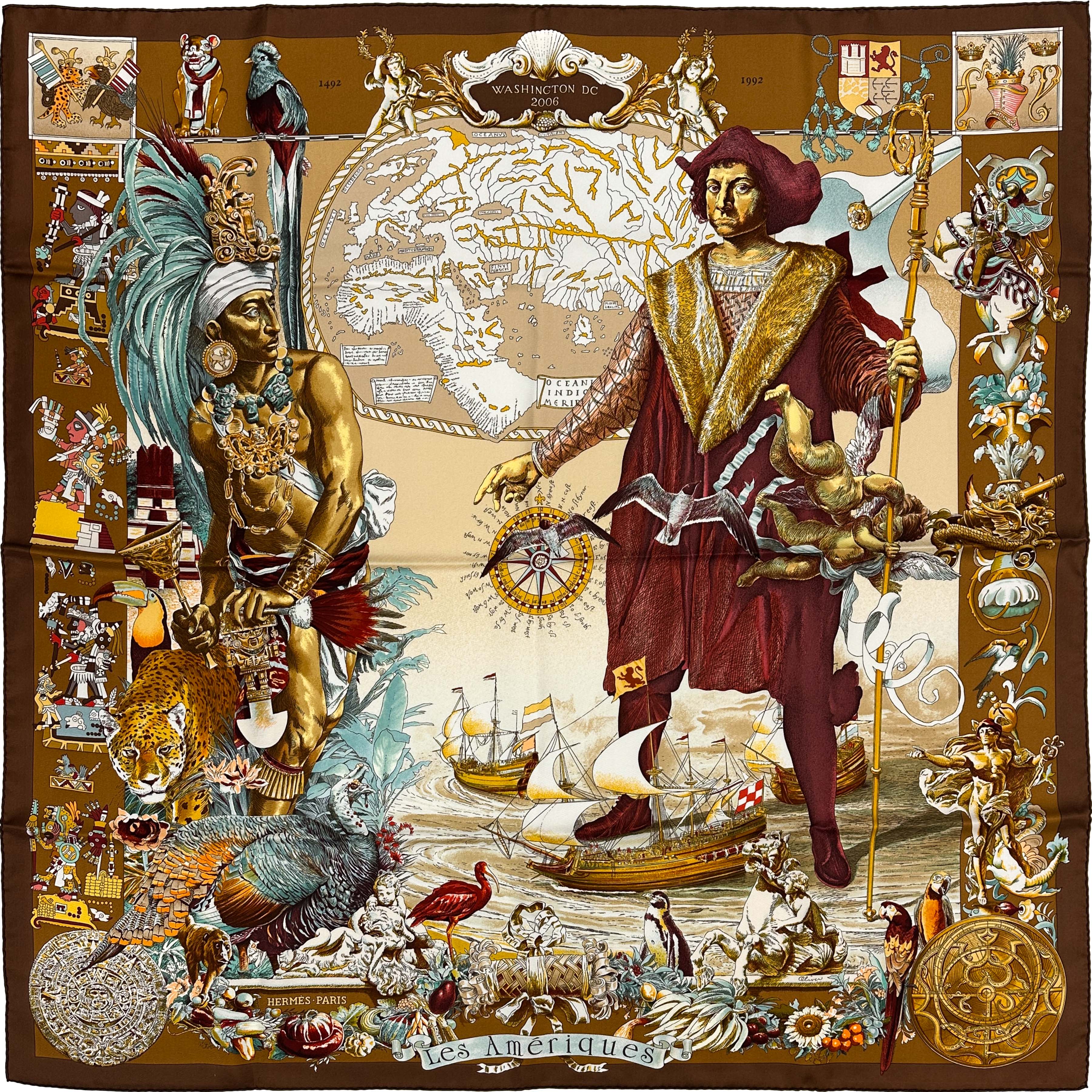 Hermès *Limited Edition Washington DC 2006* Les Amériques 90