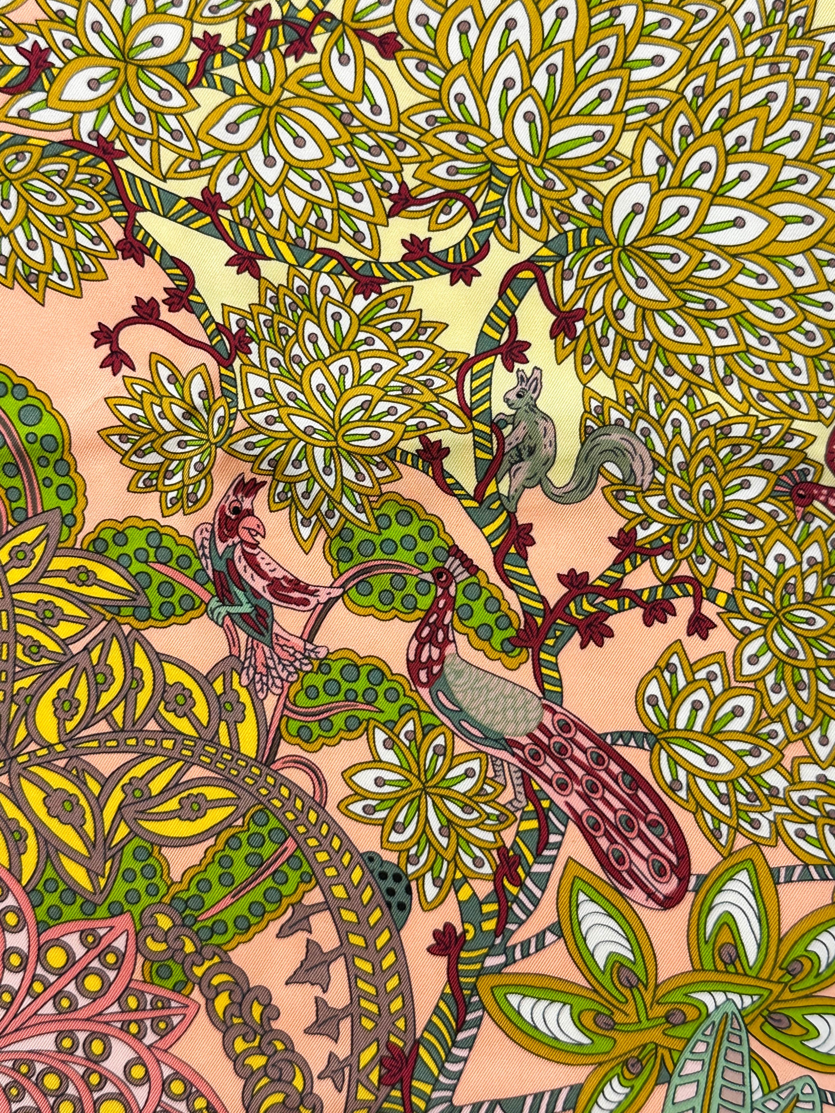 Hermès Maîtres de la Forêt Silk 140
