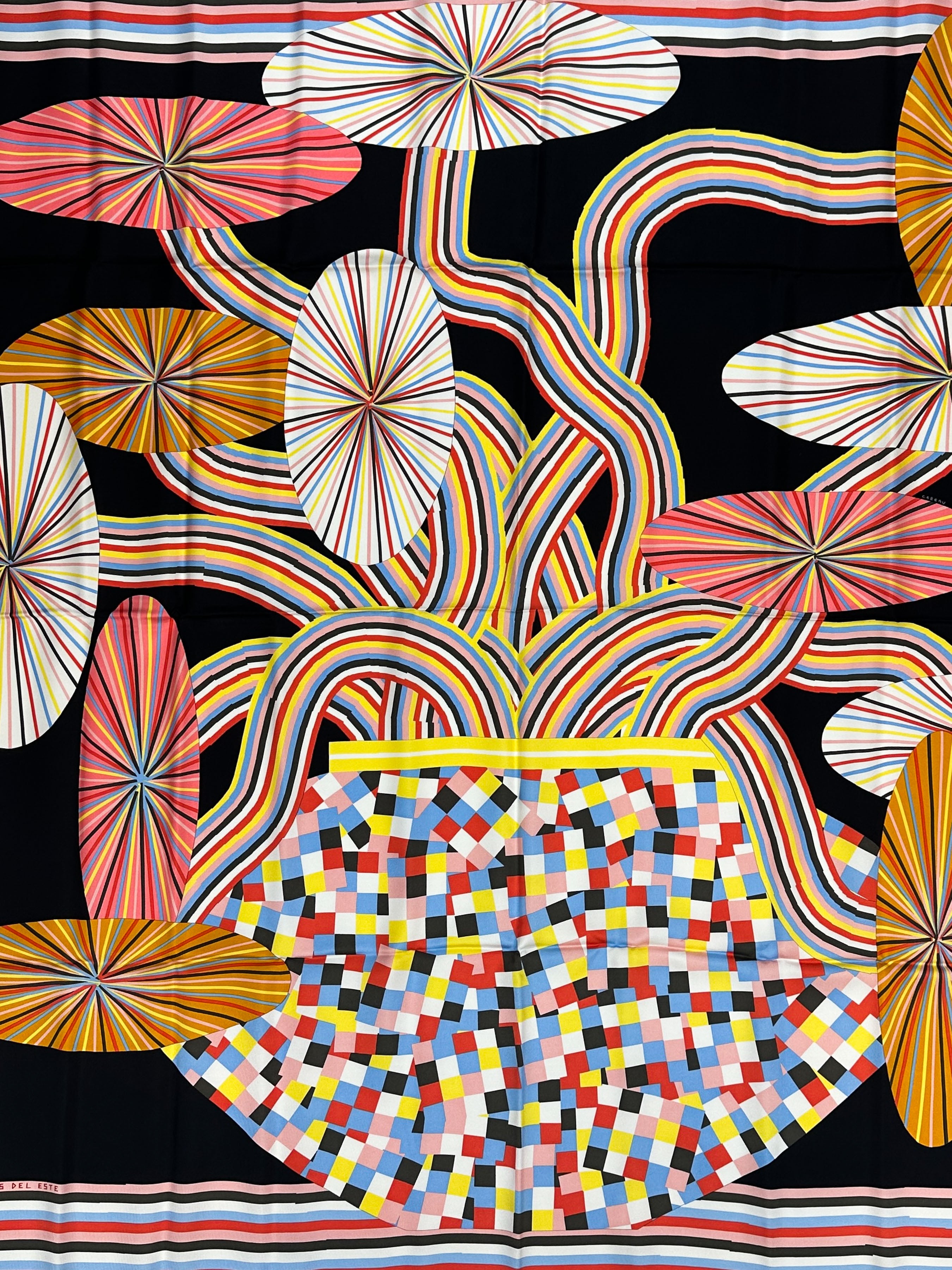 Hermès Flores Del Este Silk 140