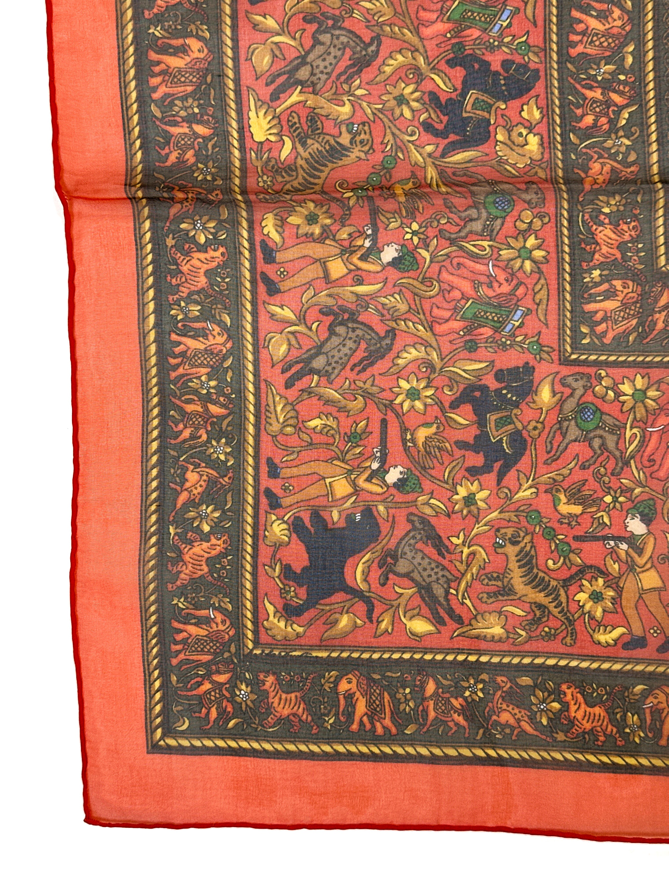 Hermès Chasse en Inde Mousseline 90
