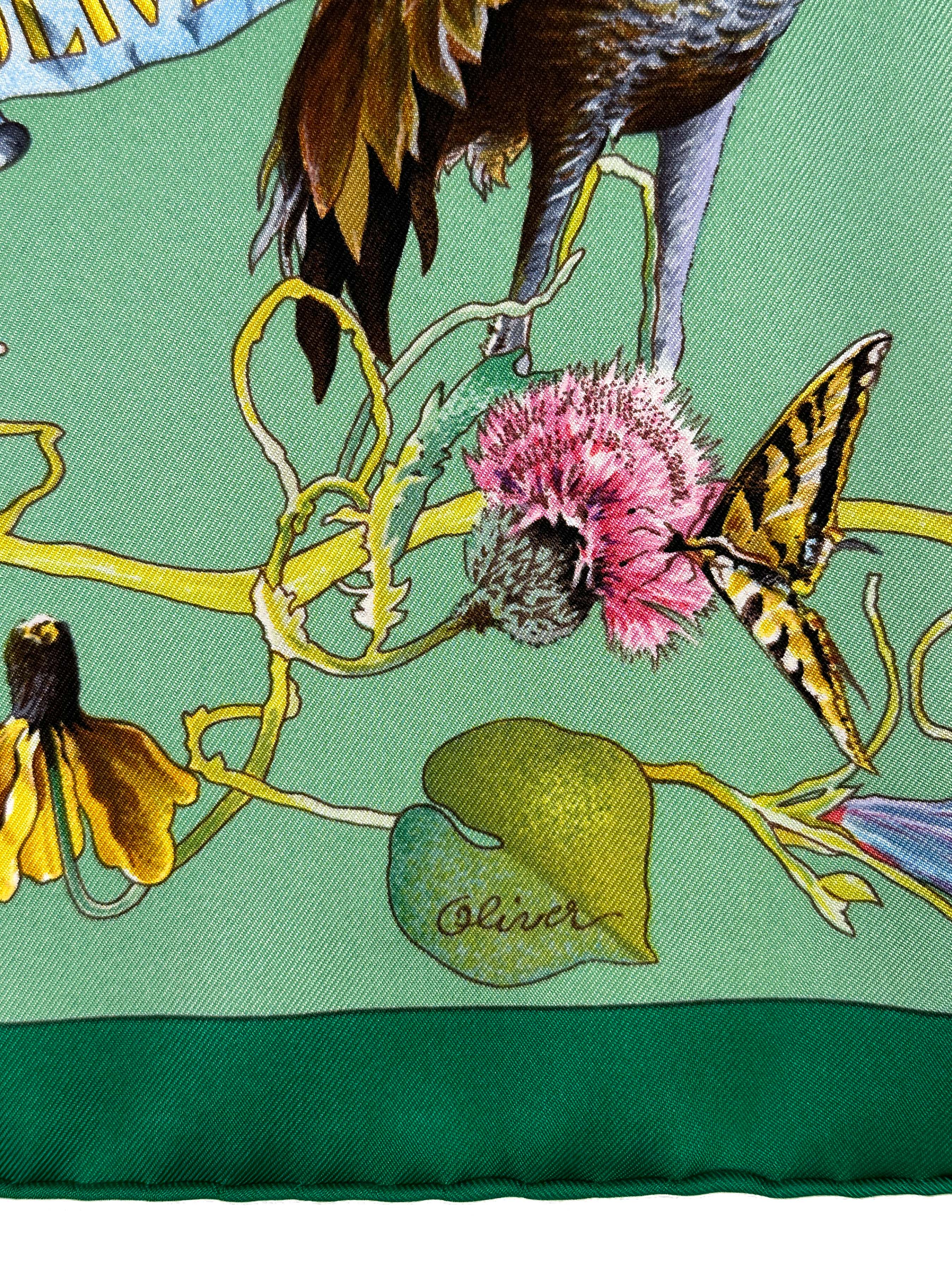 Hermès *Limited Edition Museum of Fine Arts Houston 2005* Faune et Flore du Texas 90