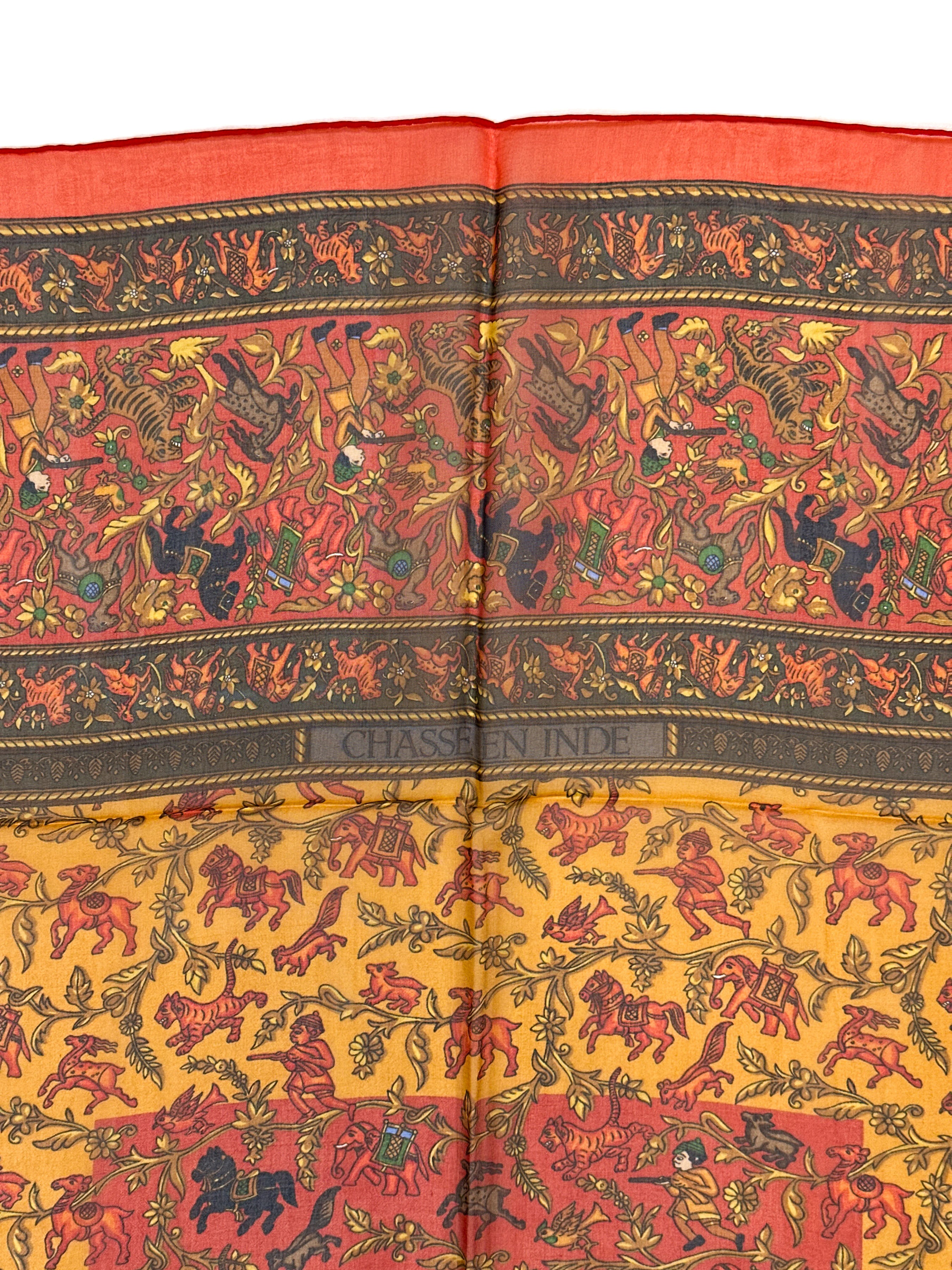 Hermès Chasse en Inde Mousseline 90