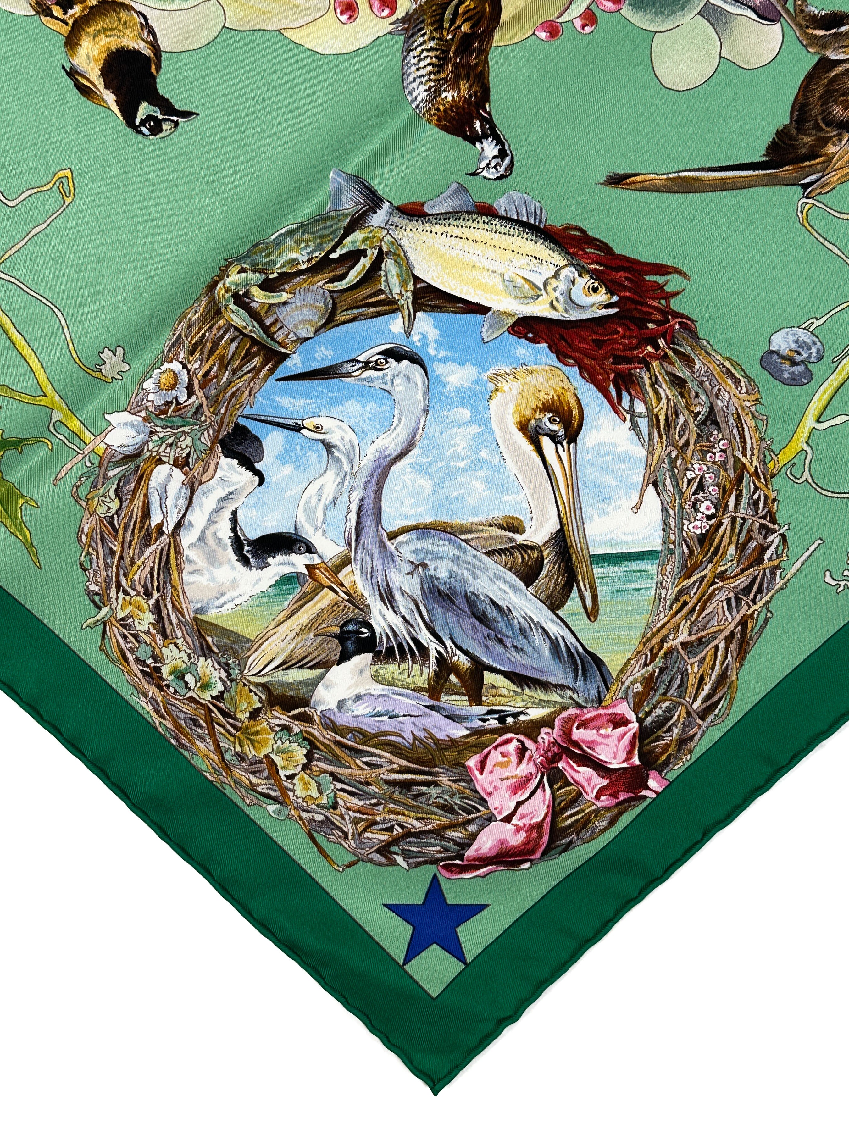 Hermès *Limited Edition Museum of Fine Arts Houston 2005* Faune et Flore du Texas 90