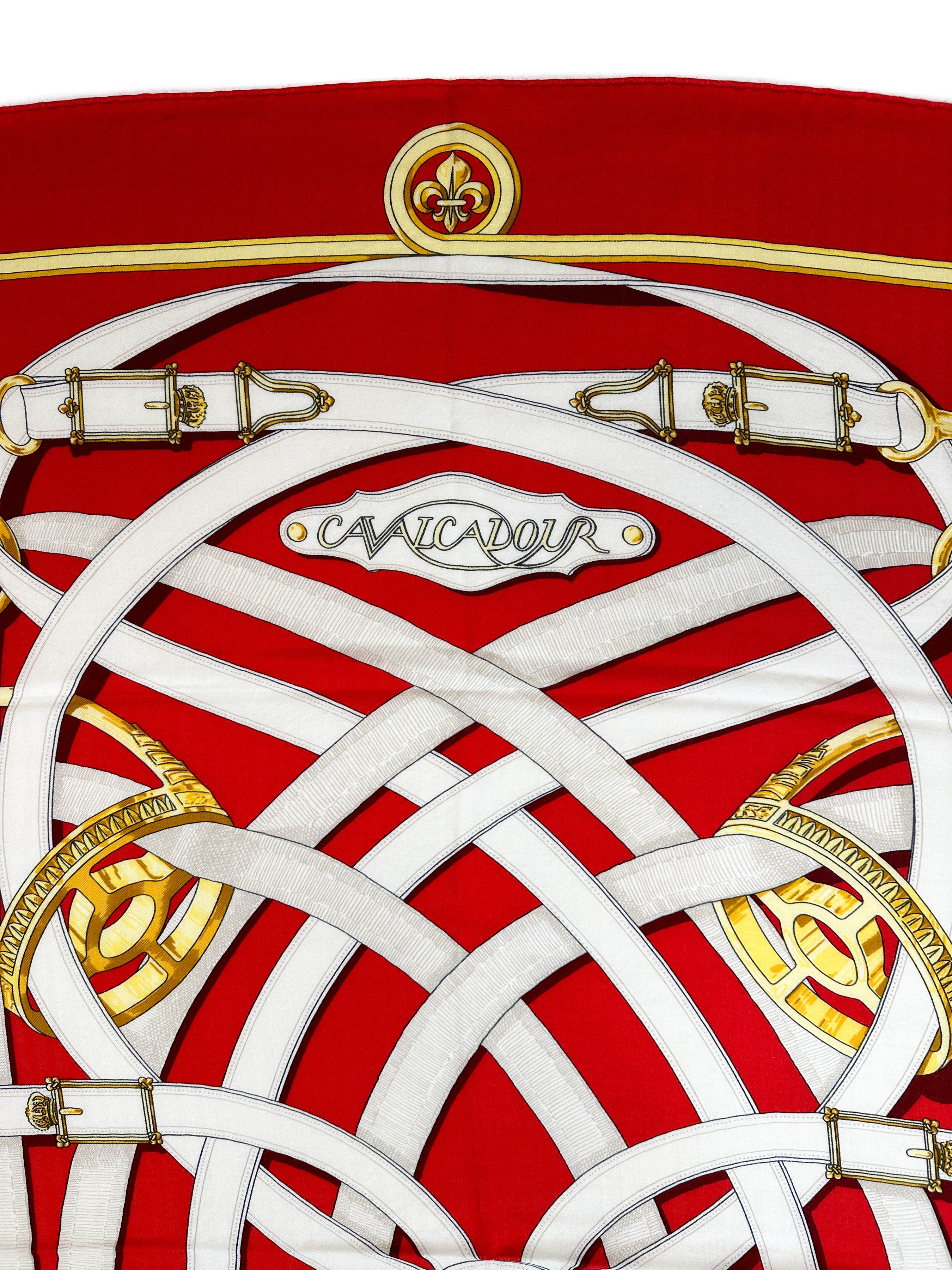 Hermès Cavalcadour Cashmere Silk 140