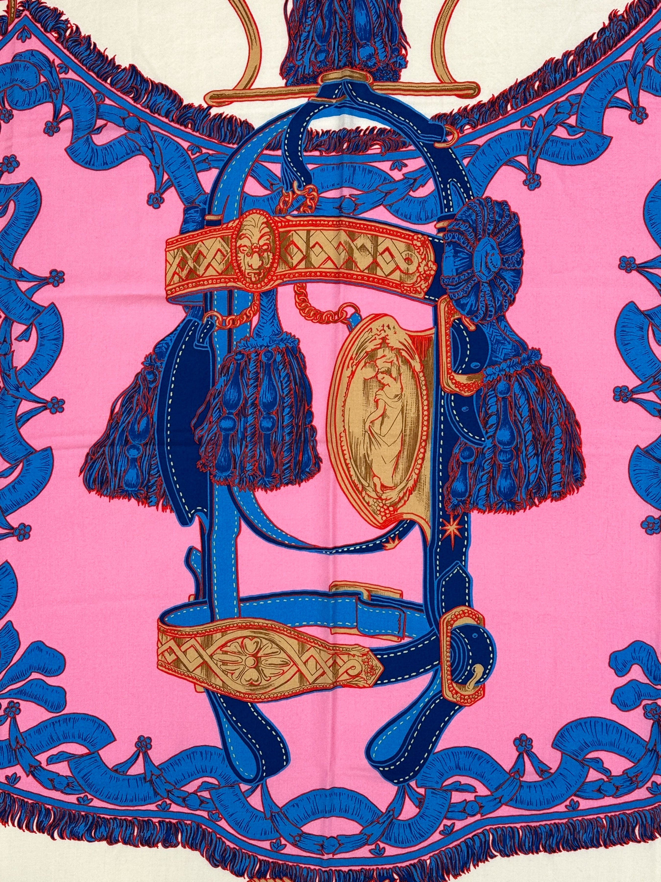 Hermès Brides de Cour Remix Cashmere Silk 140