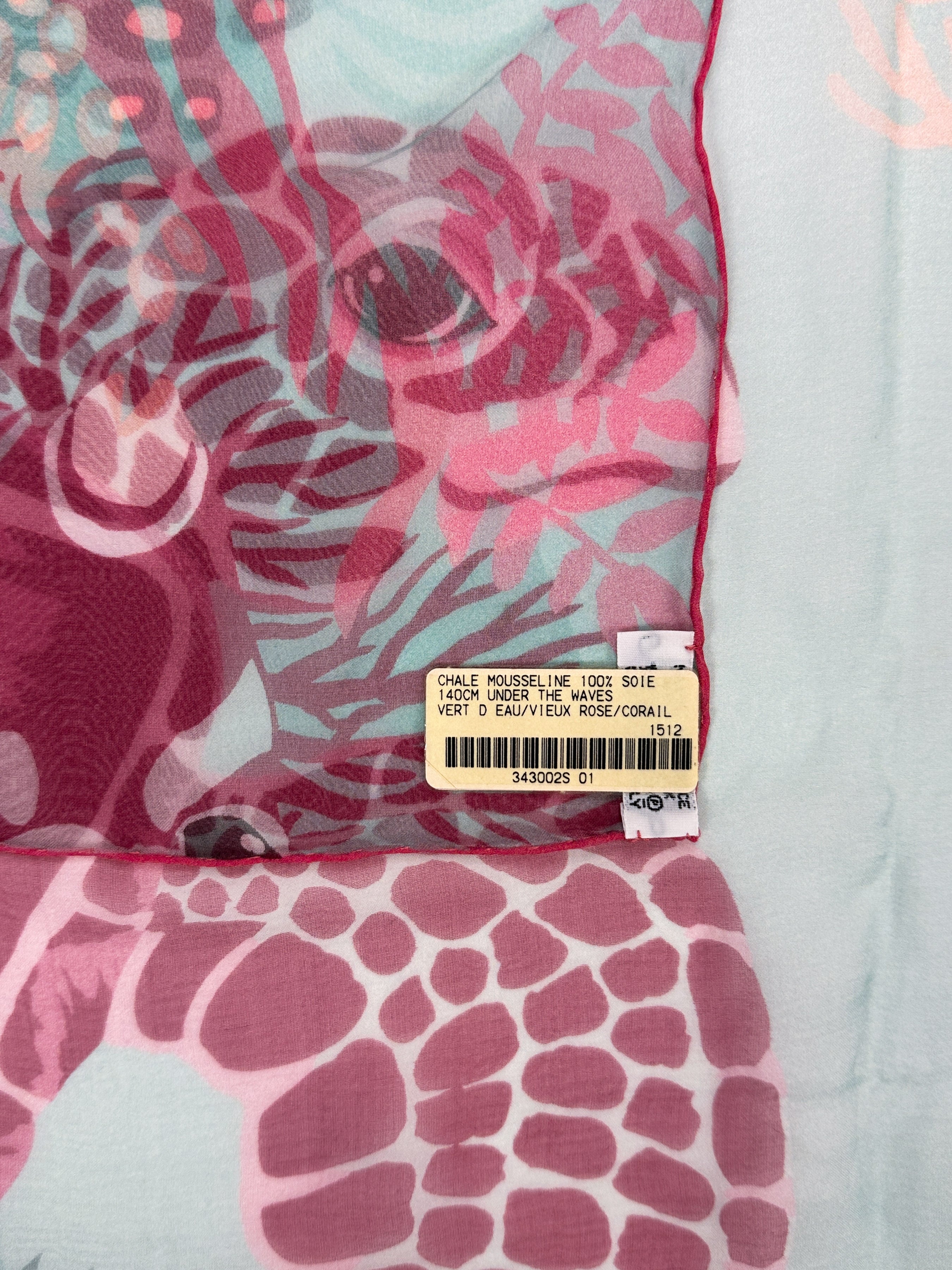 Hermès Under The Waves Mousseline 140