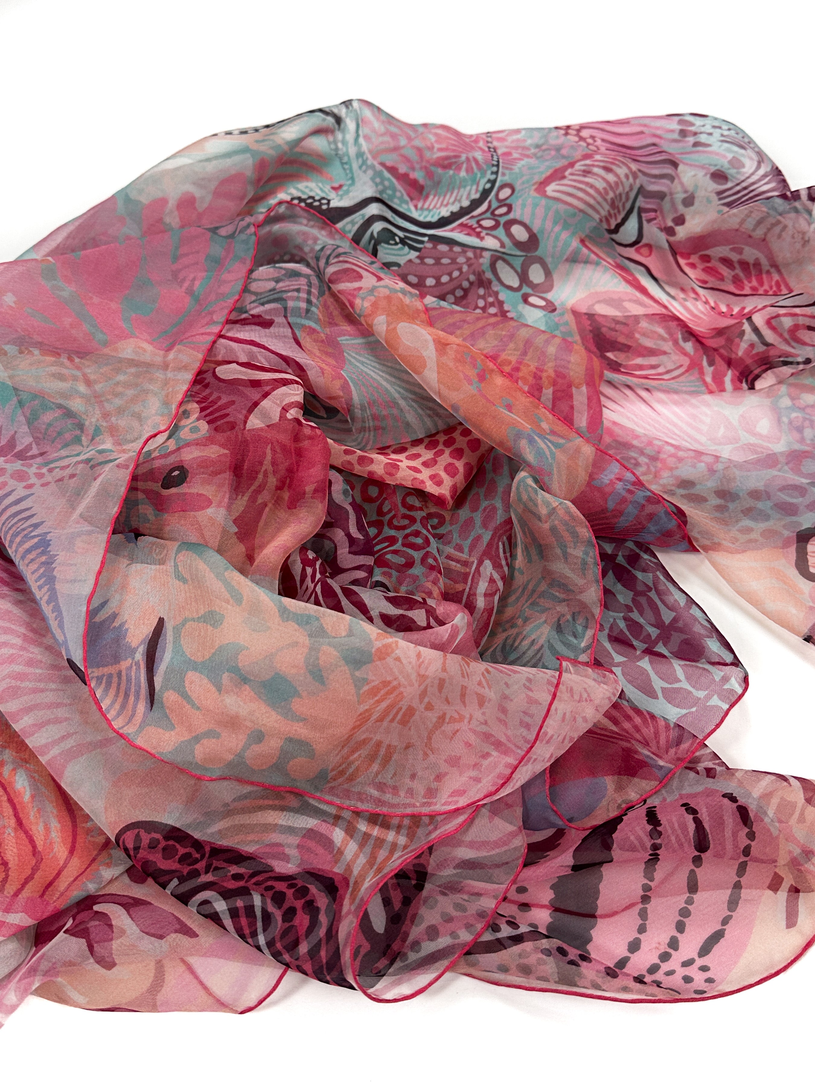 Hermès Under The Waves Mousseline 140