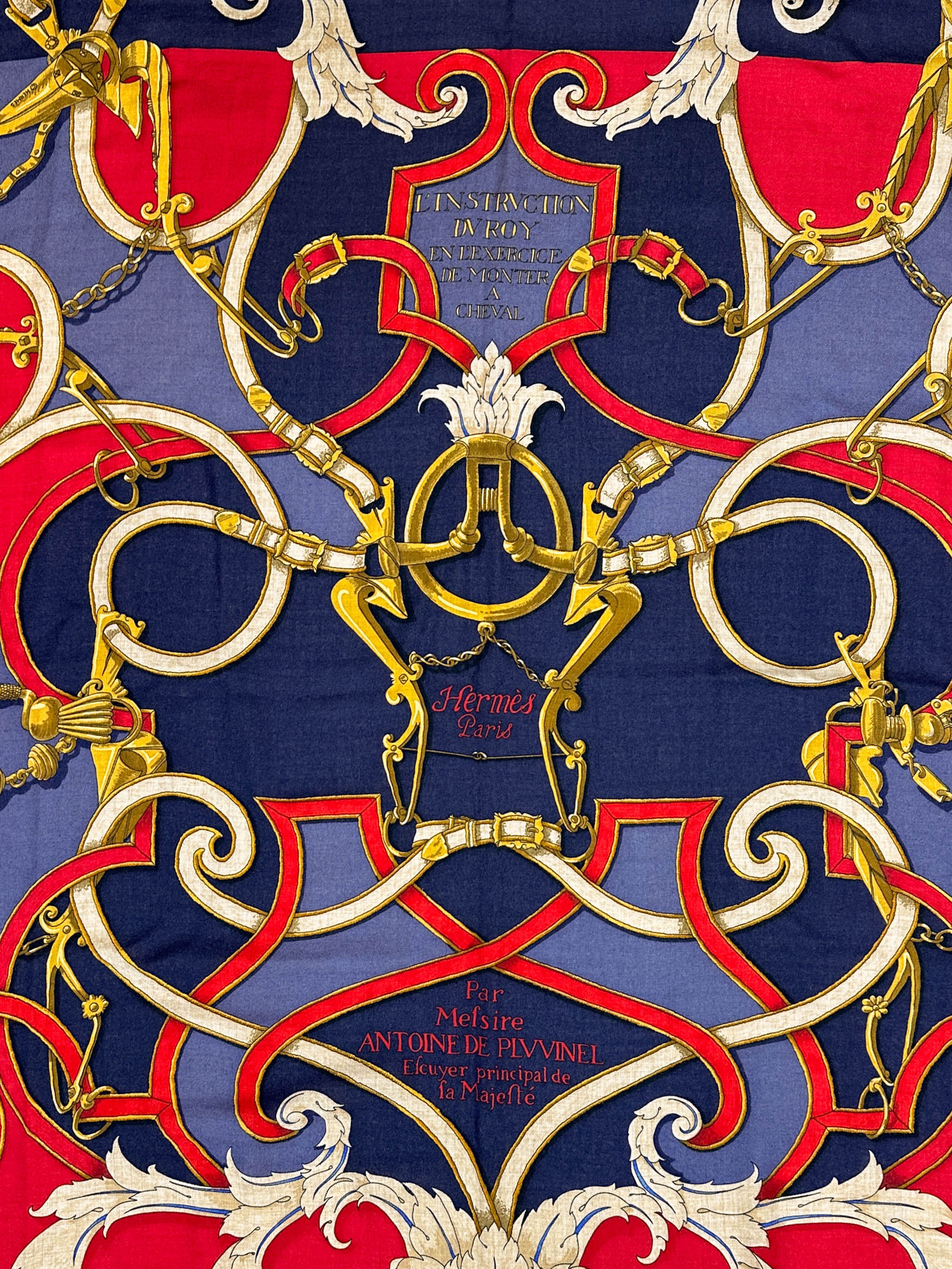 Hermès L’Instructions du Roy Cashmere Silk 140