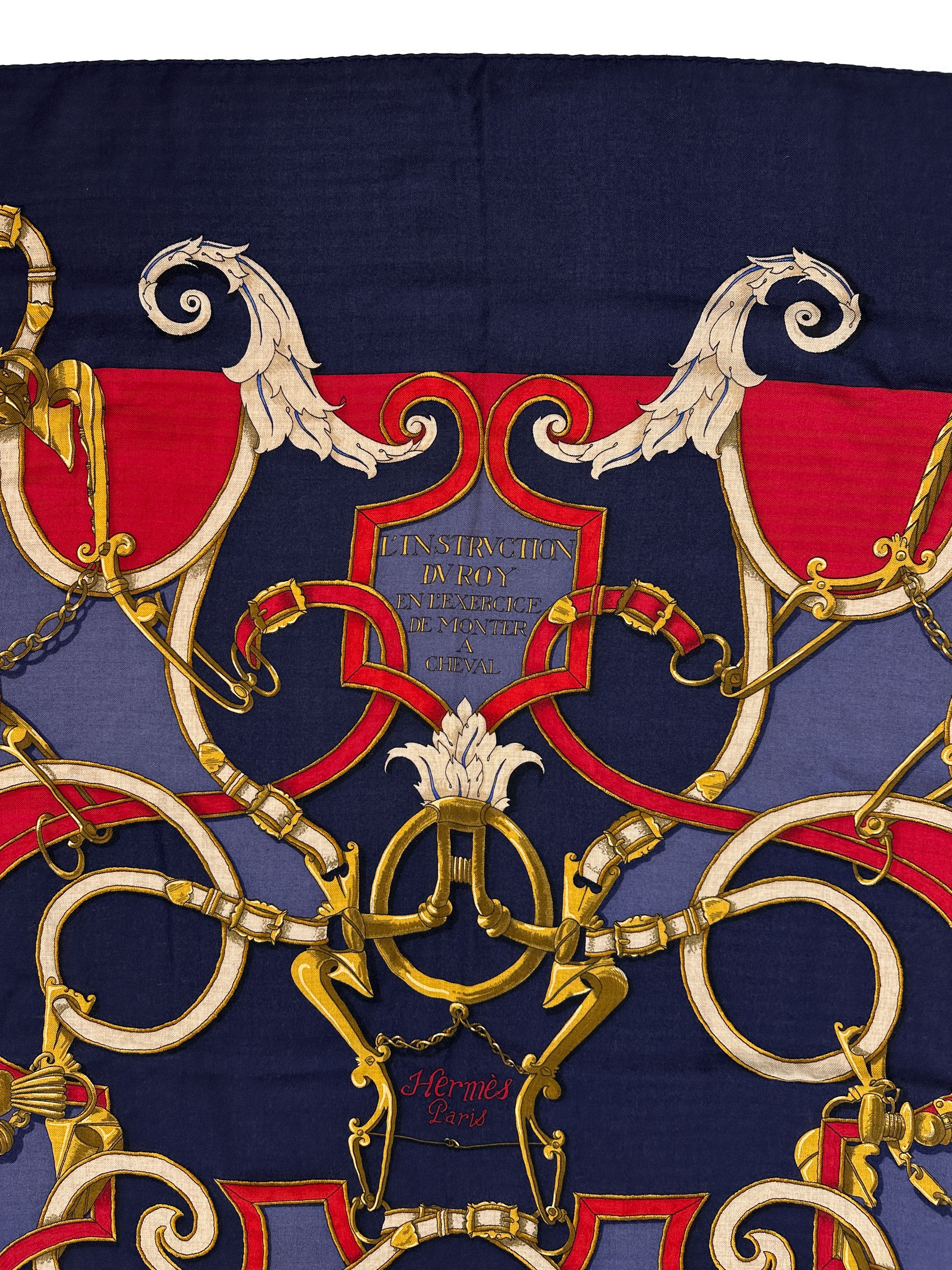 Hermès L’Instructions du Roy Cashmere Silk 140