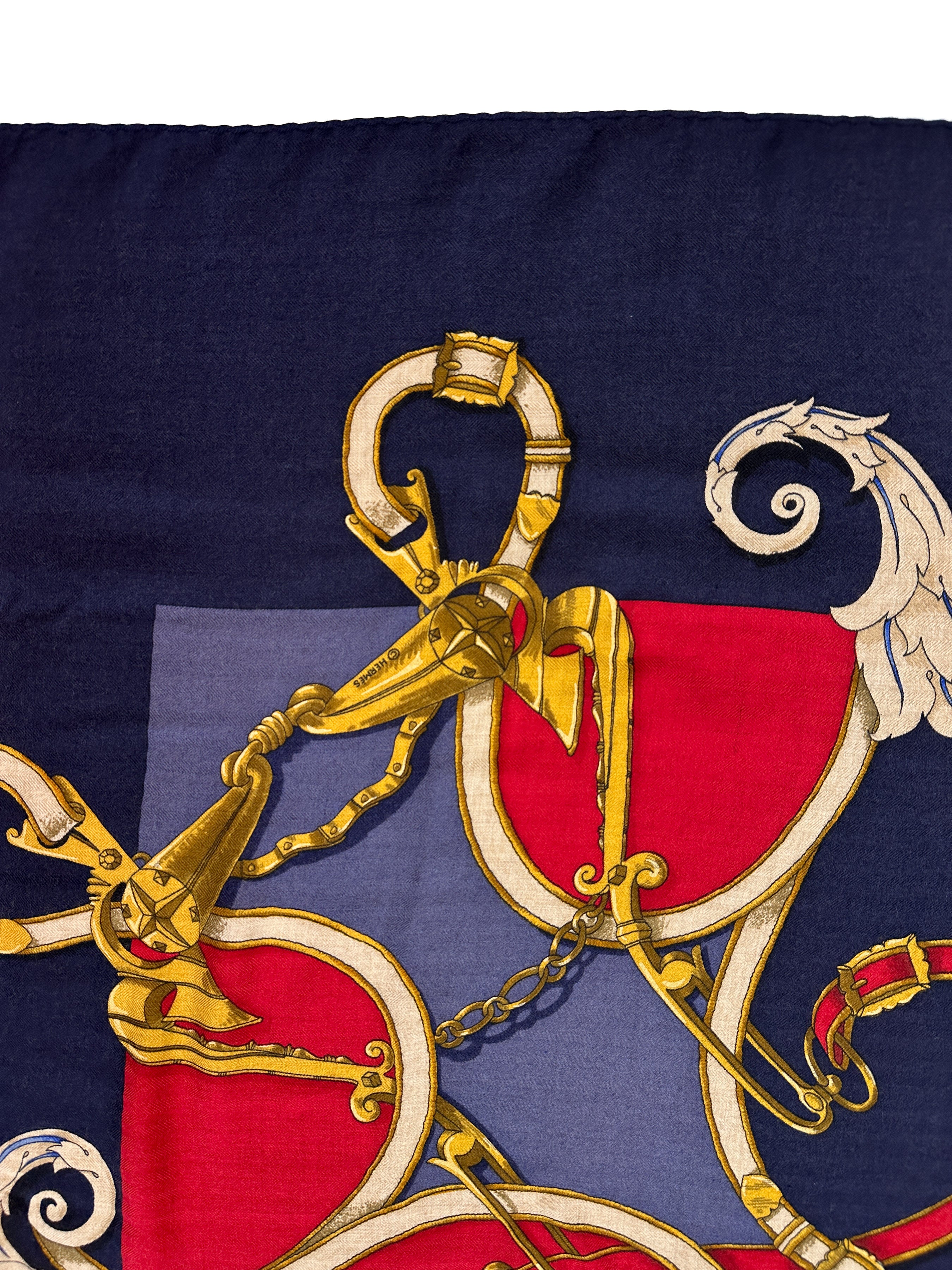 Hermès L’Instructions du Roy Cashmere Silk 140