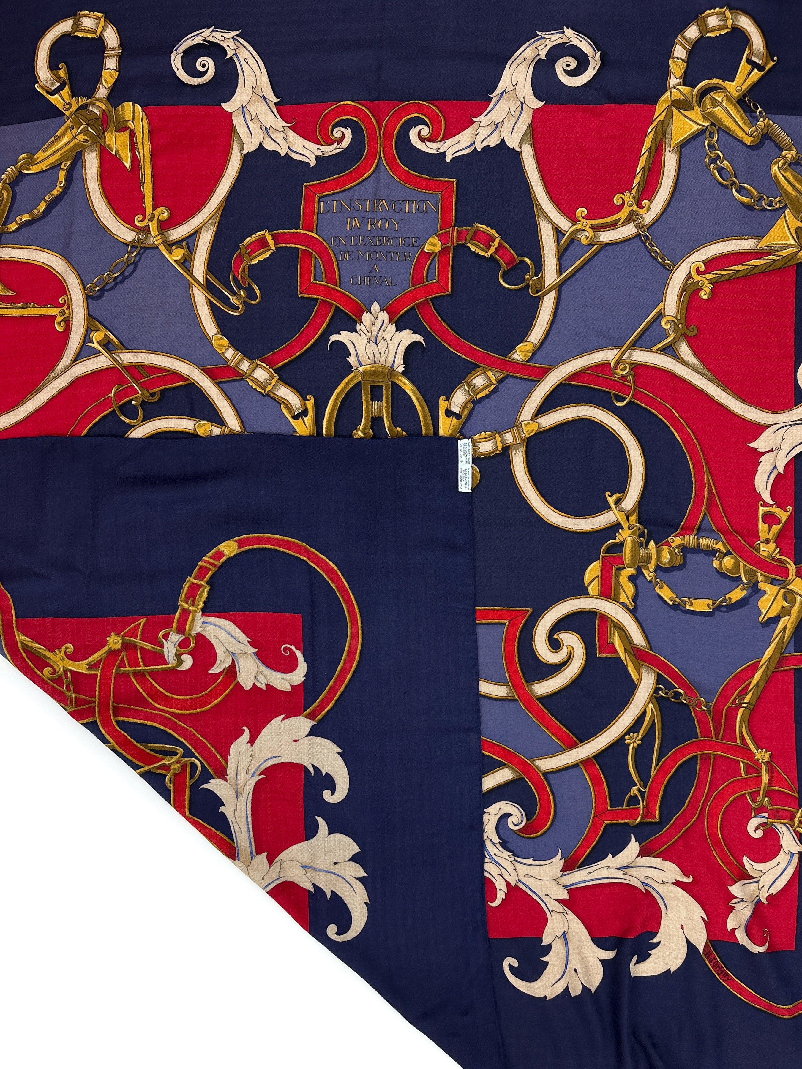 Hermès L’Instructions du Roy Cashmere Silk 140