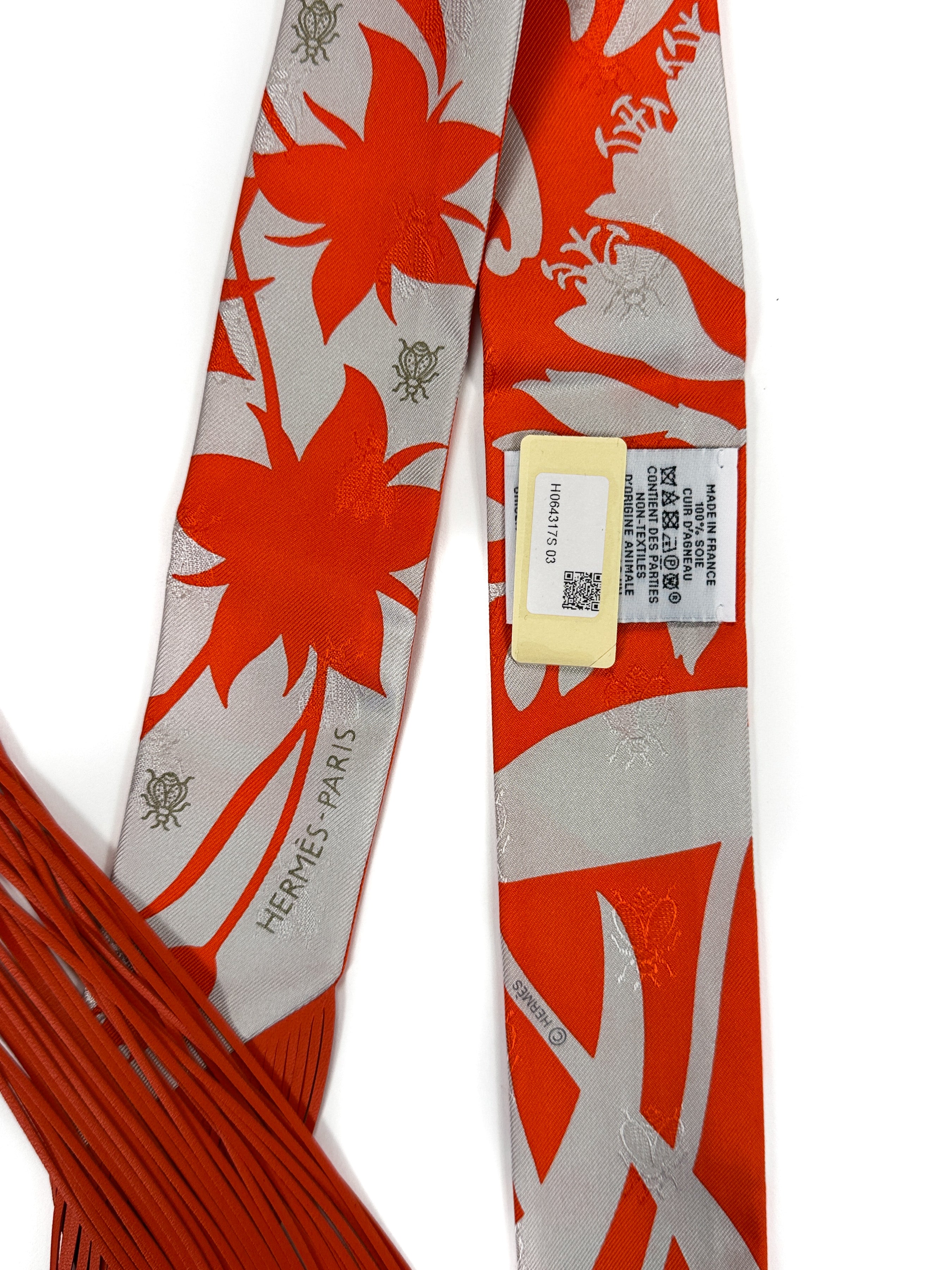 Hermès Bouquet Final Fringe Twilly