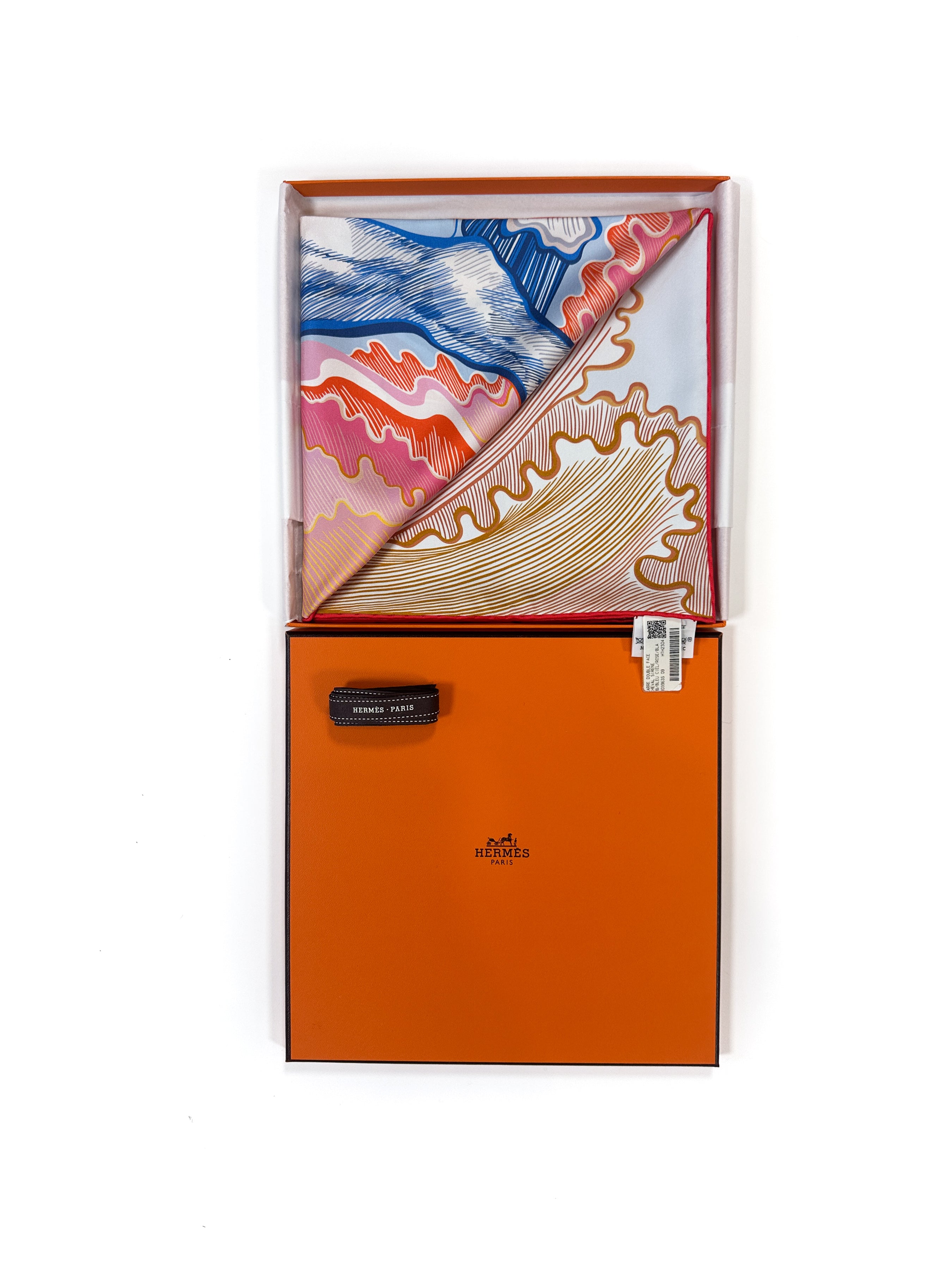 Hermès Cheval Sirene Double Face 90