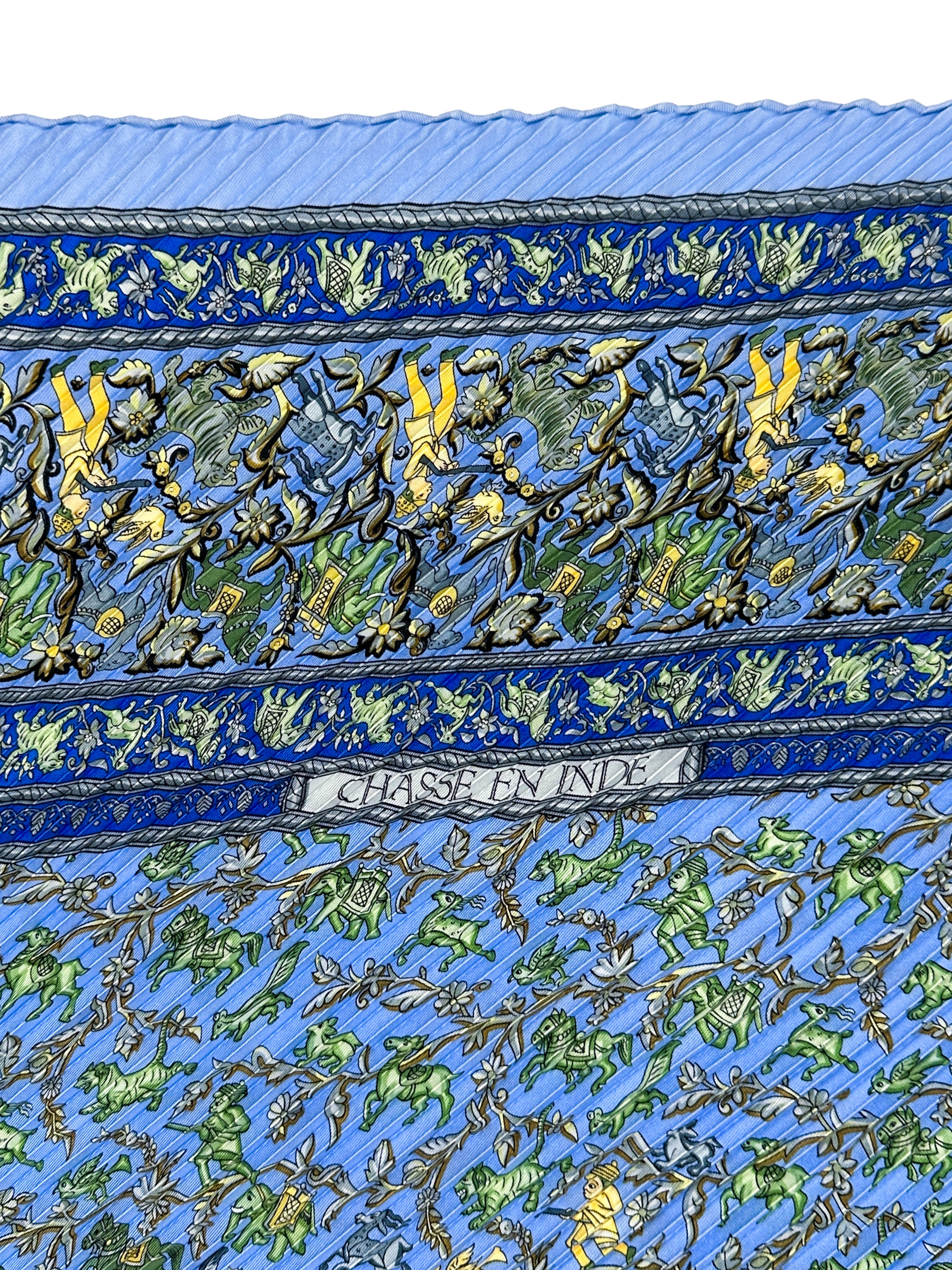 Hermès Chasse en Inde Plissé 90
