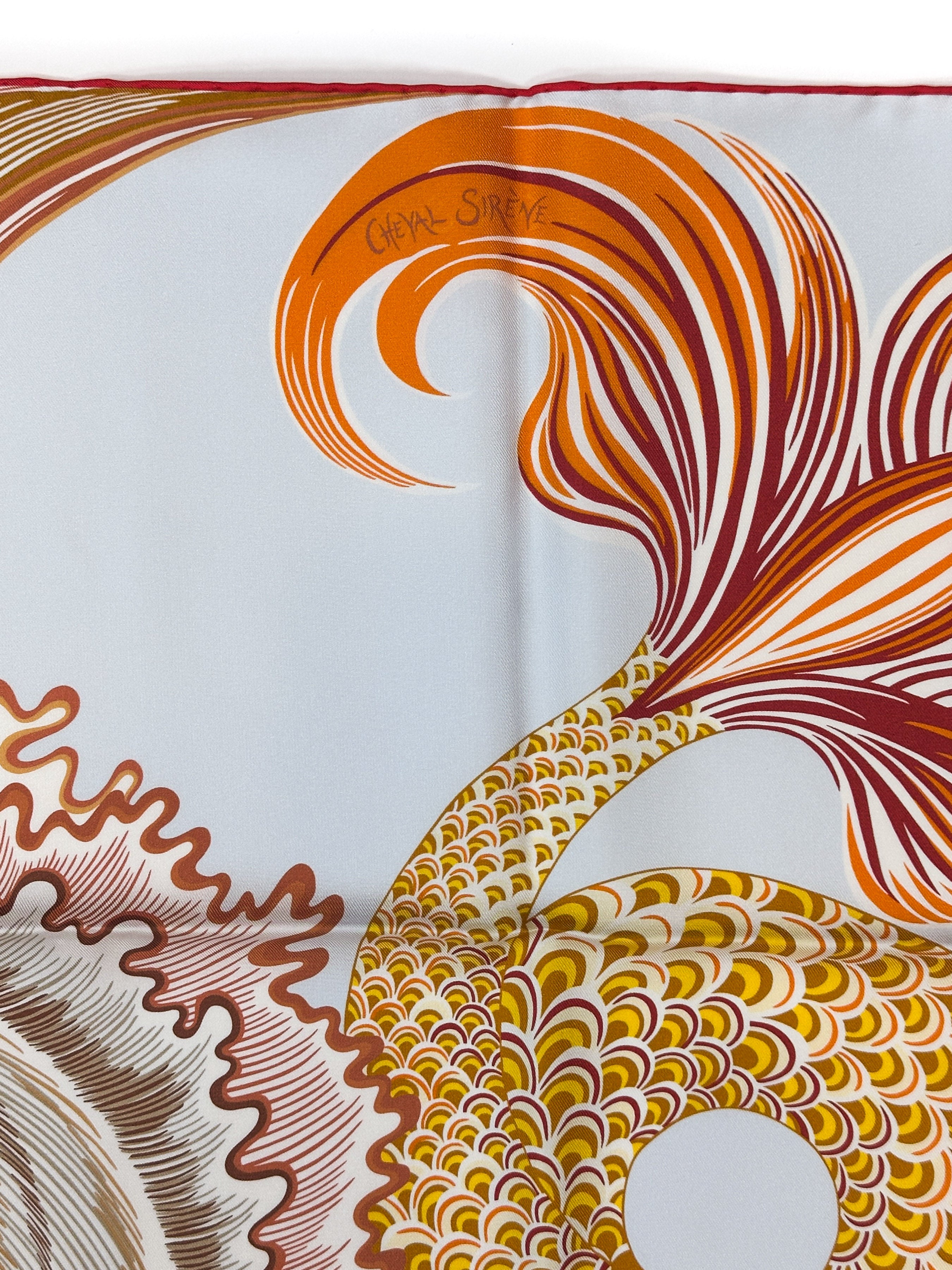 Hermès Cheval Sirene Double Face 90