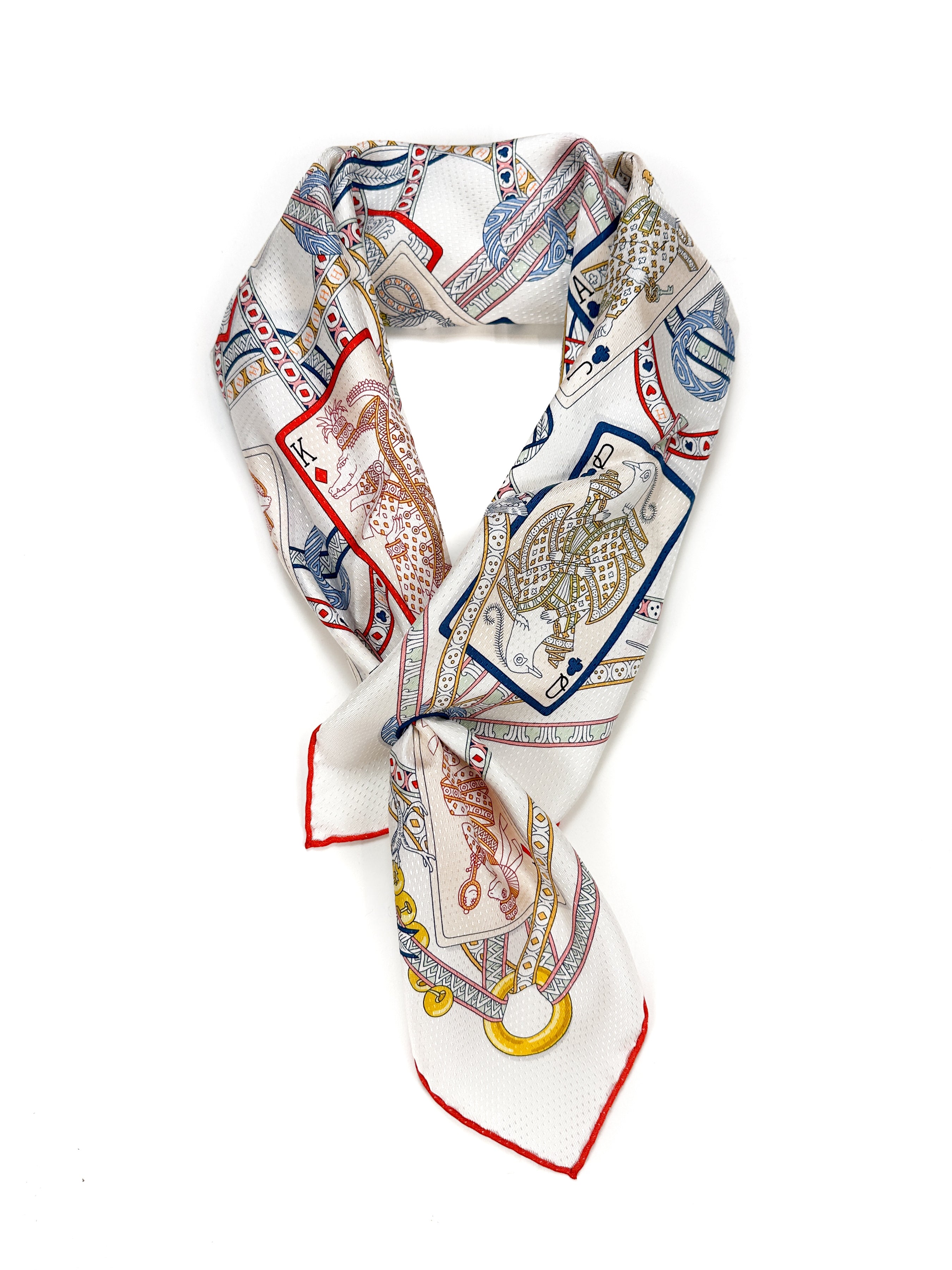 Hermès Dame de Coeur Jacquard With Single Eyelet 70