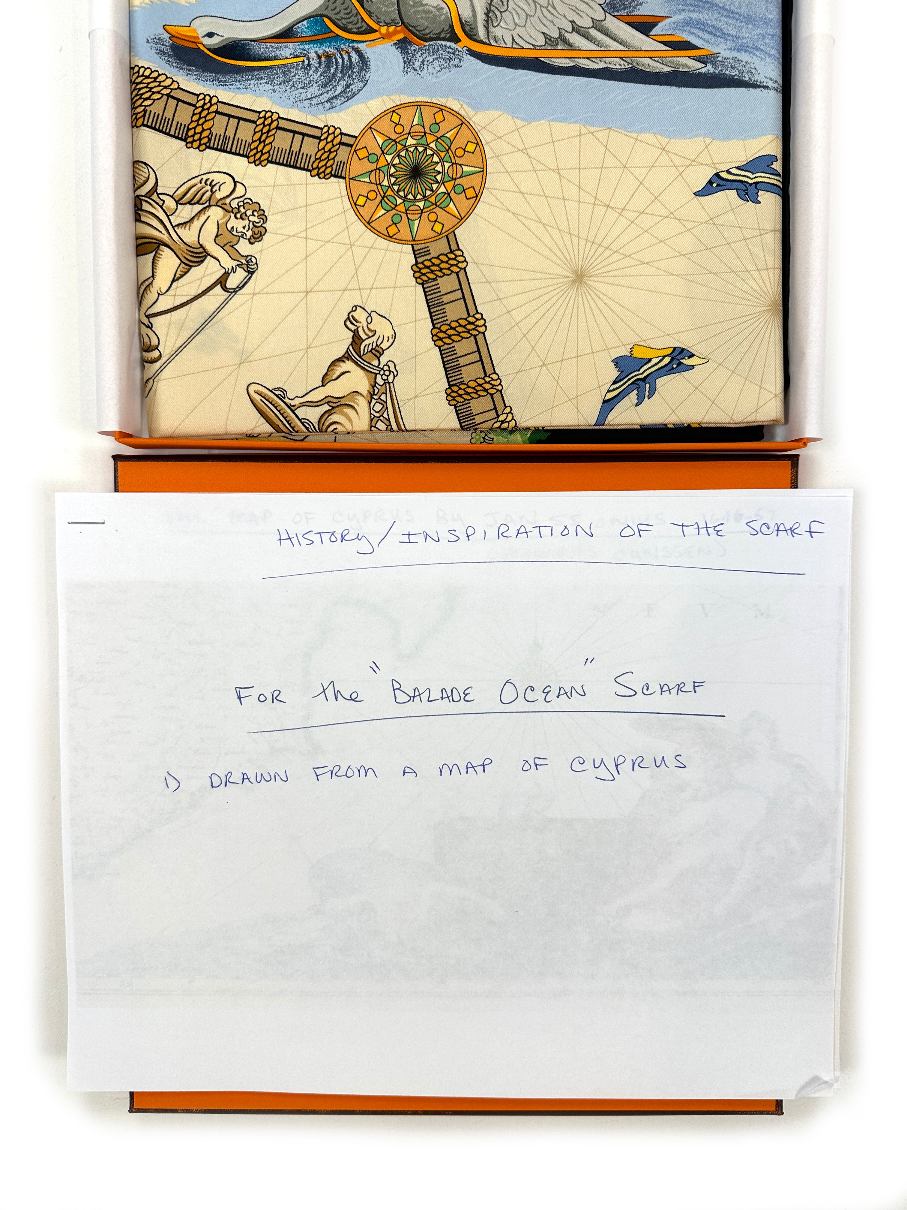 Hermès Balade Océane 90