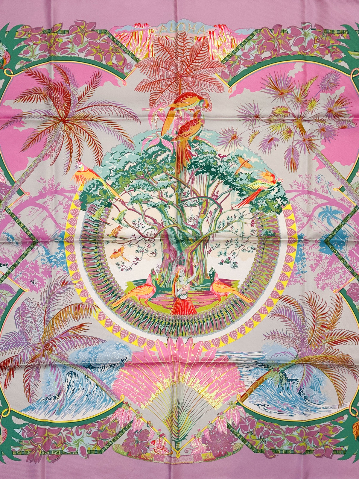 Hermès Aloha Double Face 90