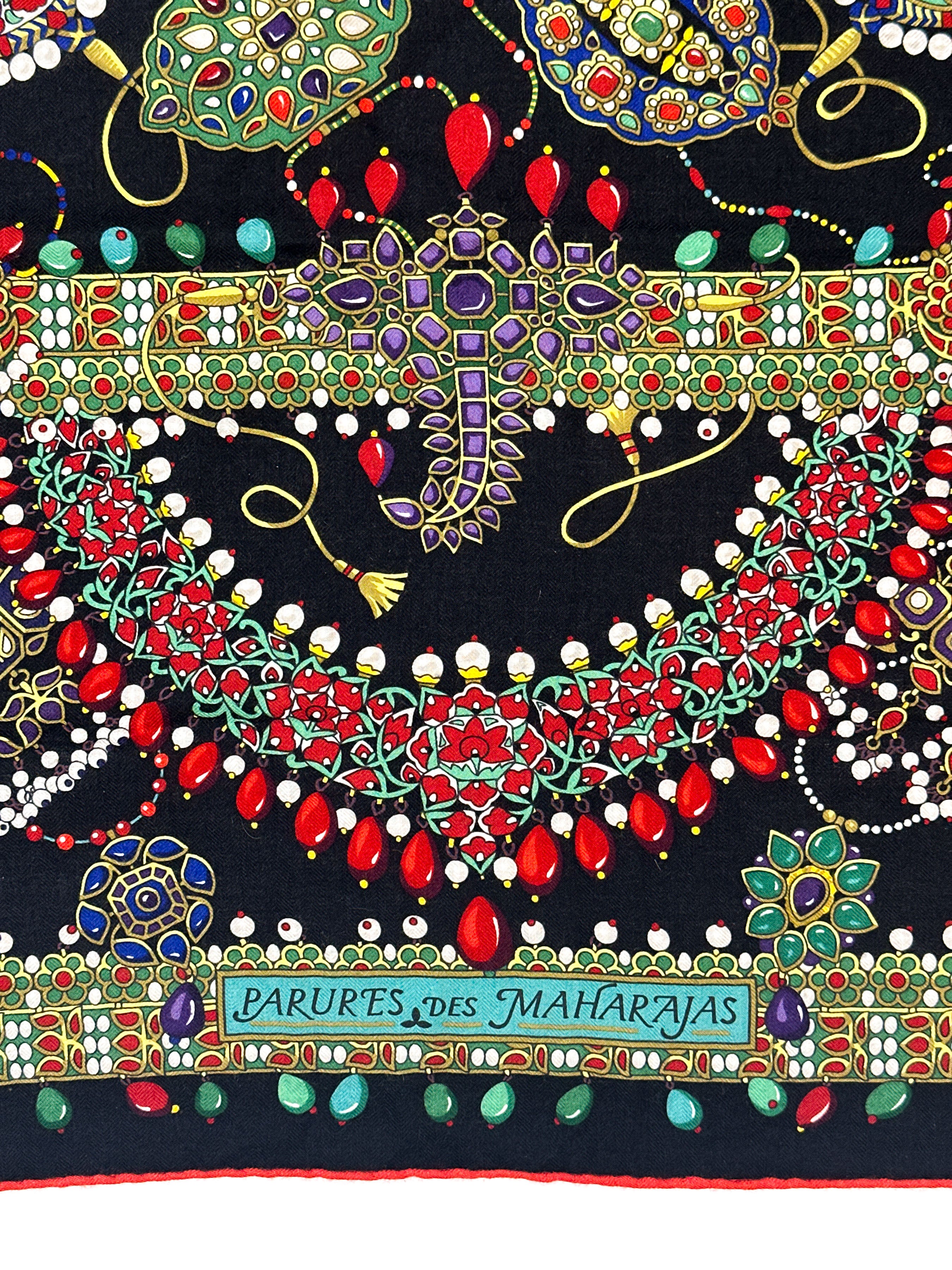 Hermès Parures des Maharajas Cashmere Silk 140