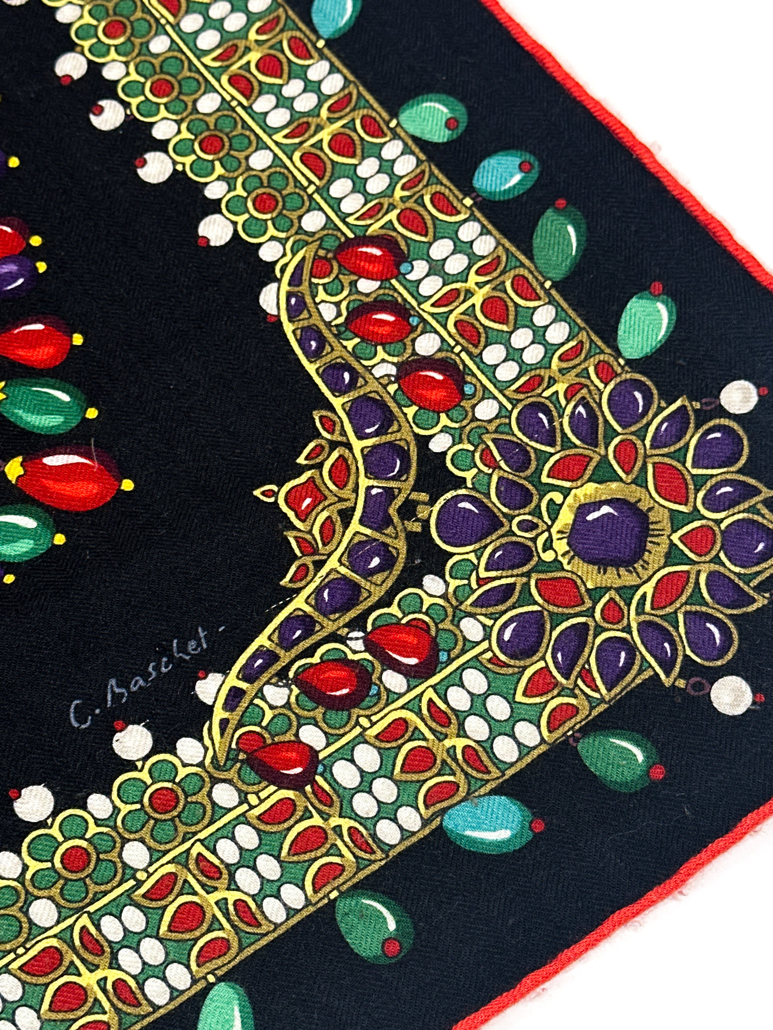 Hermès Parures des Maharajas Cashmere Silk 140