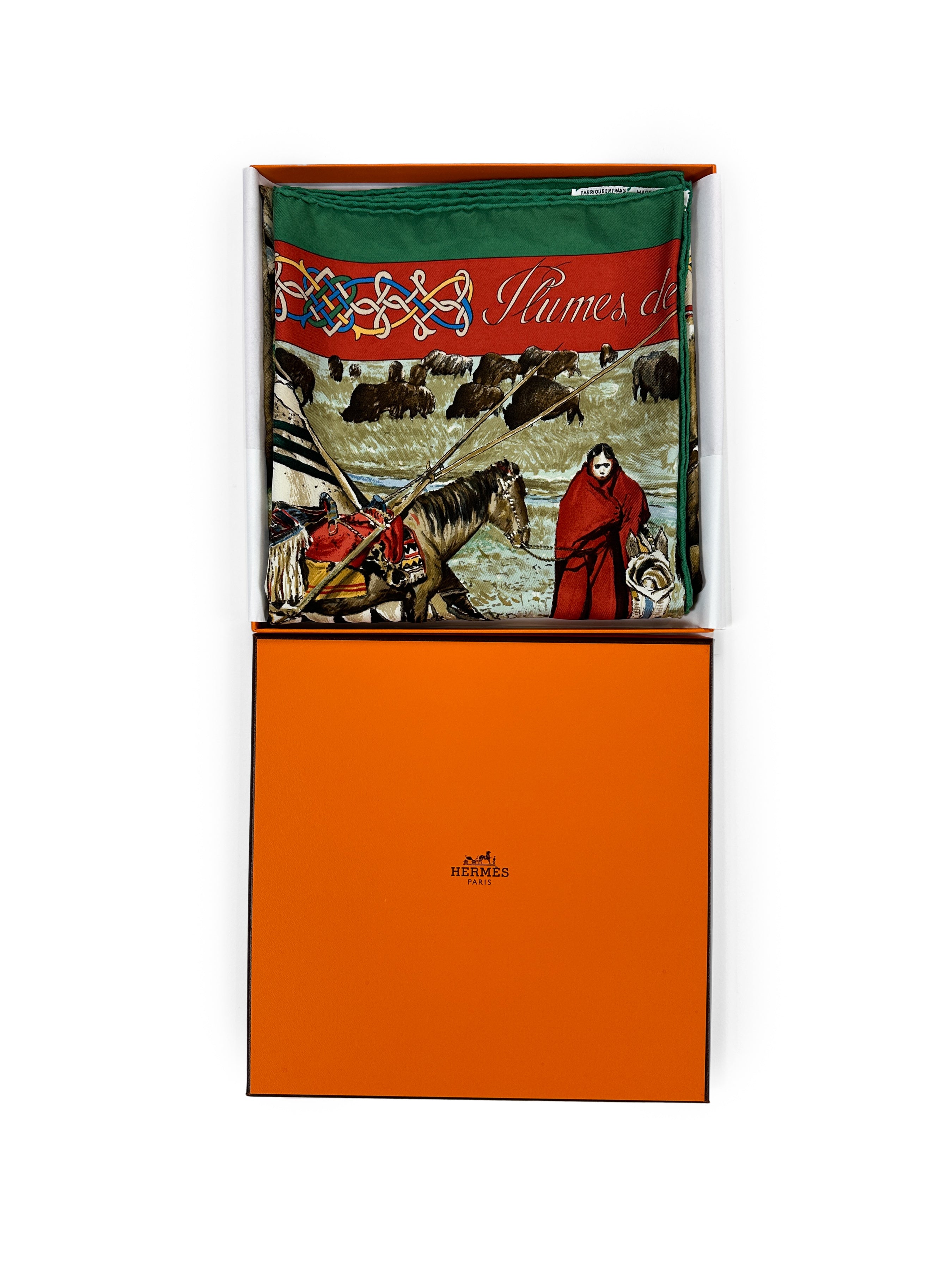 Hermès Les Plumes de L'Ouest (Les Cheyennes) 90