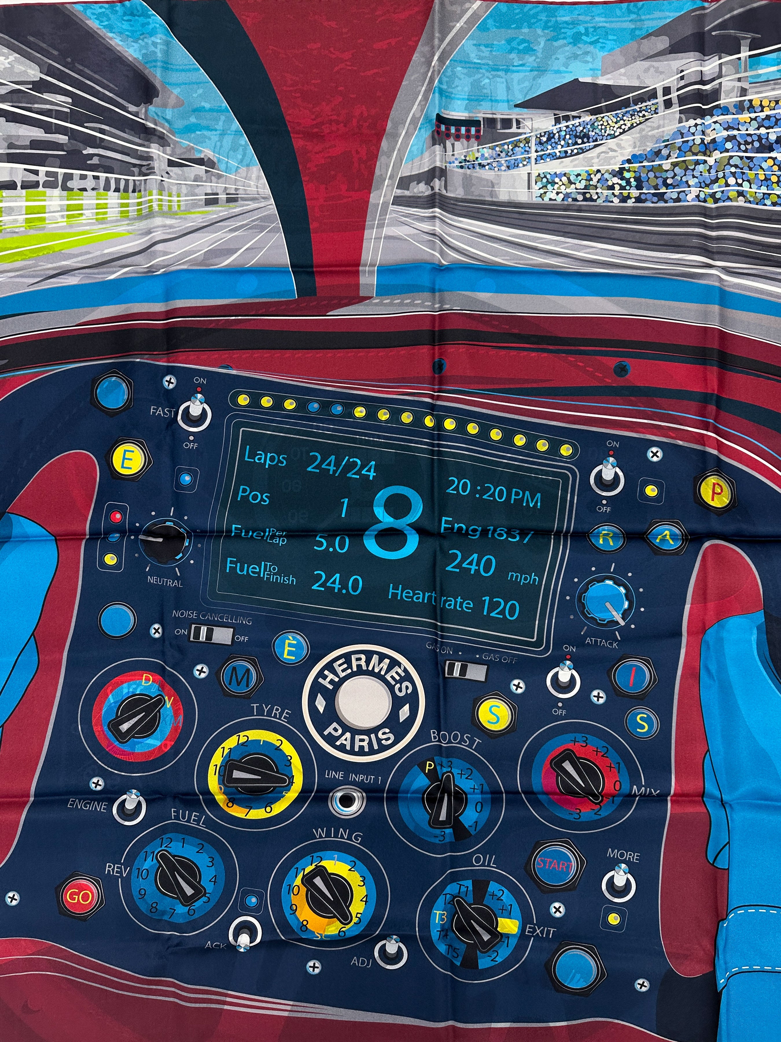 Hermès Formule Chic Double Face 90