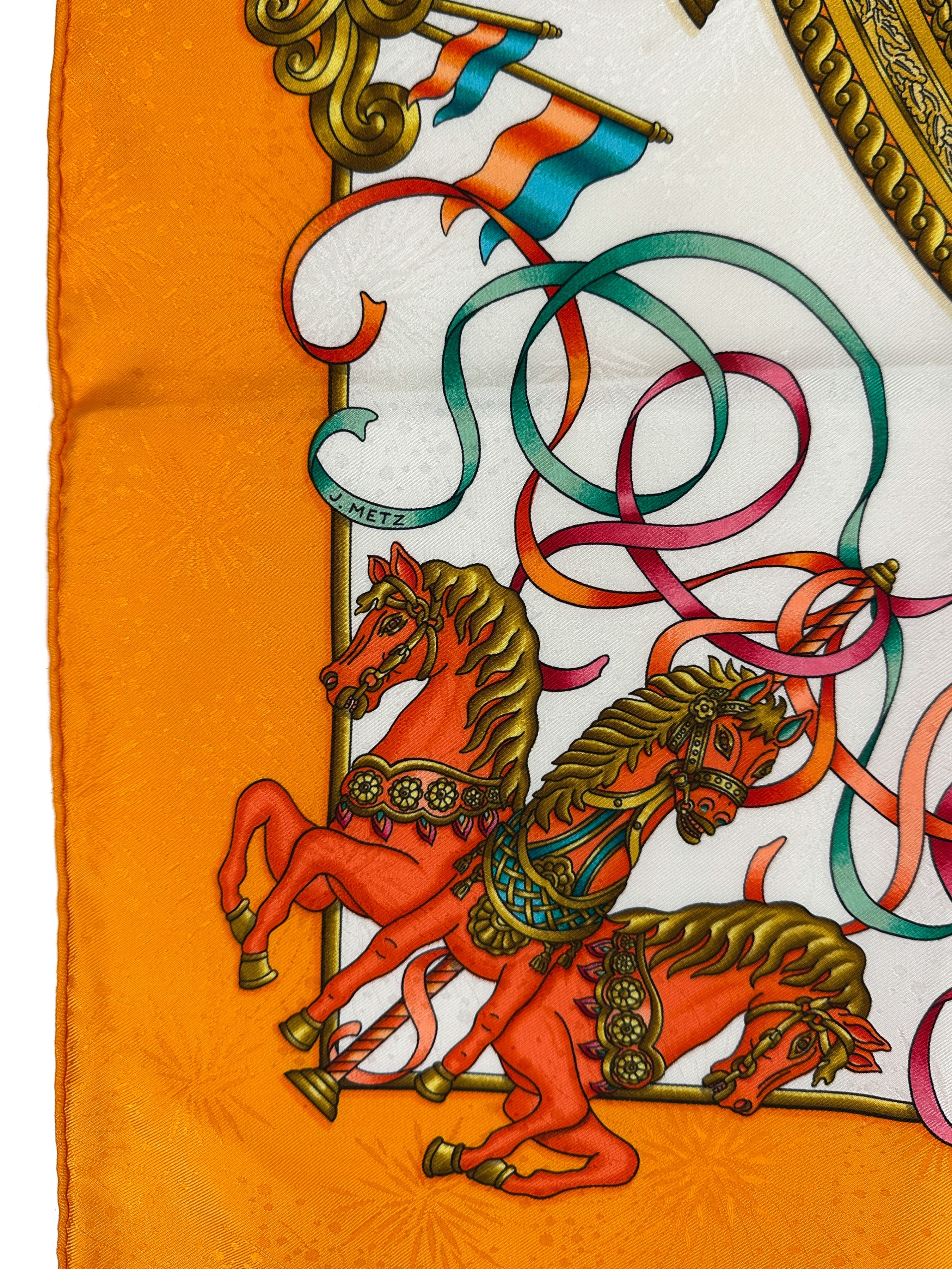 Hermès Luna Park Jacquard 90