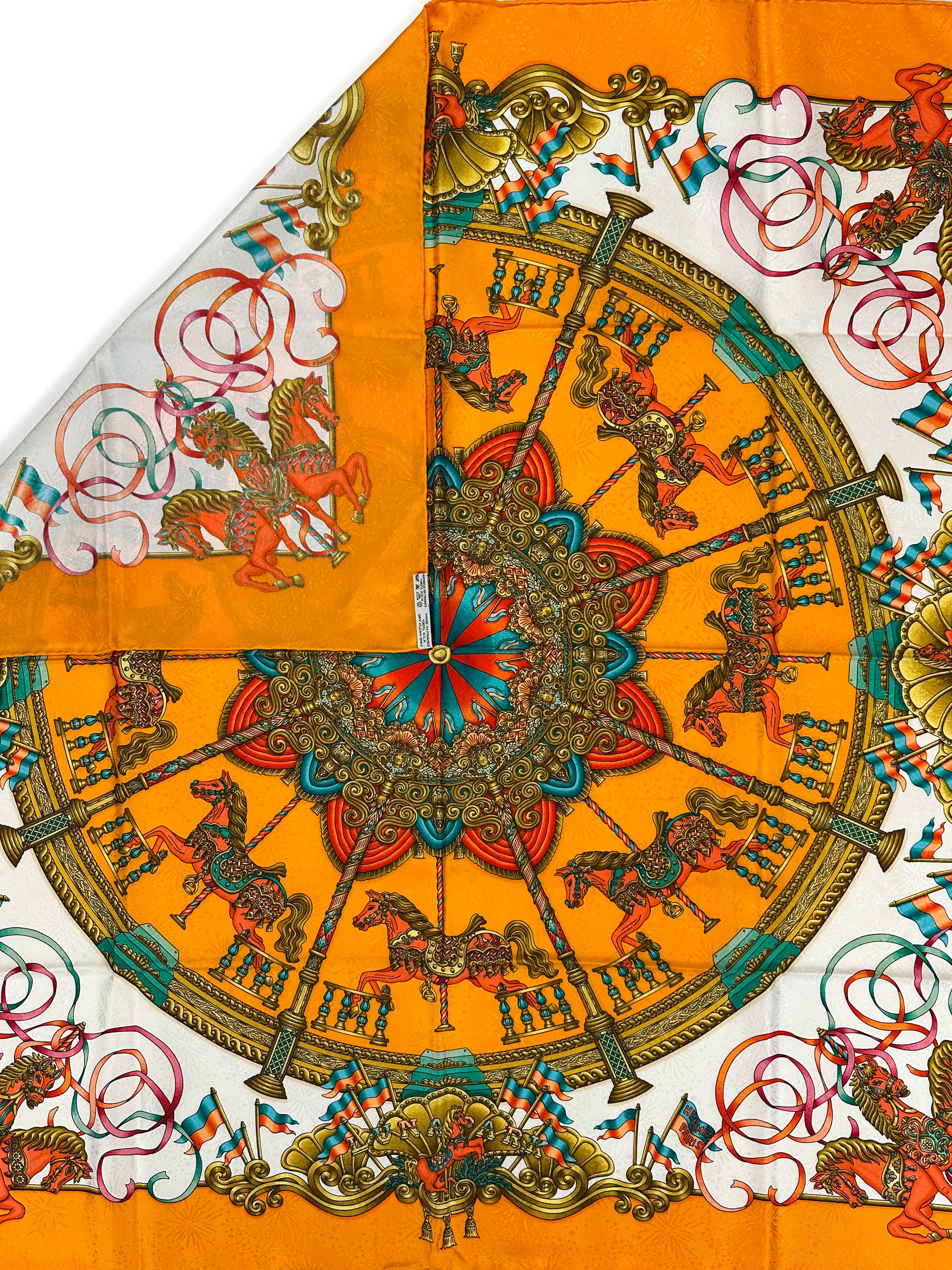 Hermès Luna Park Jacquard 90