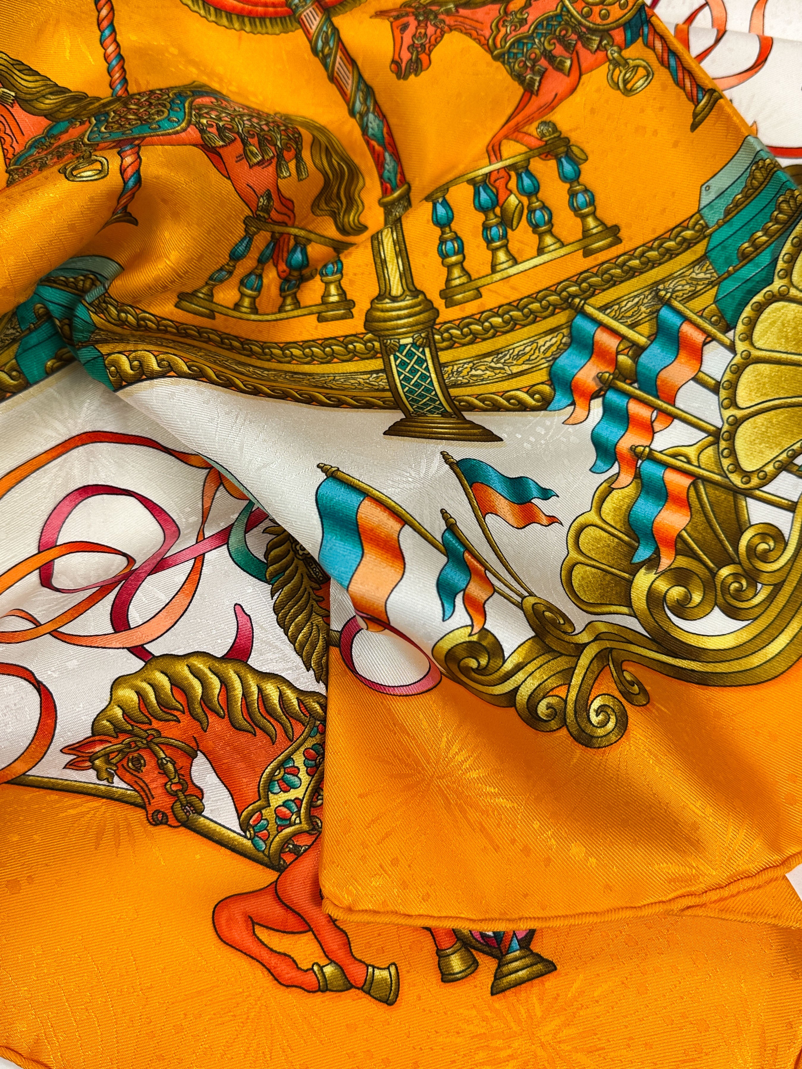 Hermès Luna Park Jacquard 90