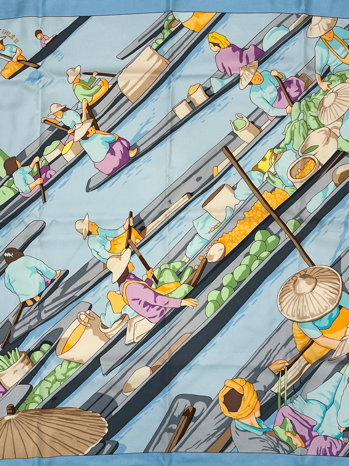 Hermès Marché Flottant Du Lac Inlé II 90