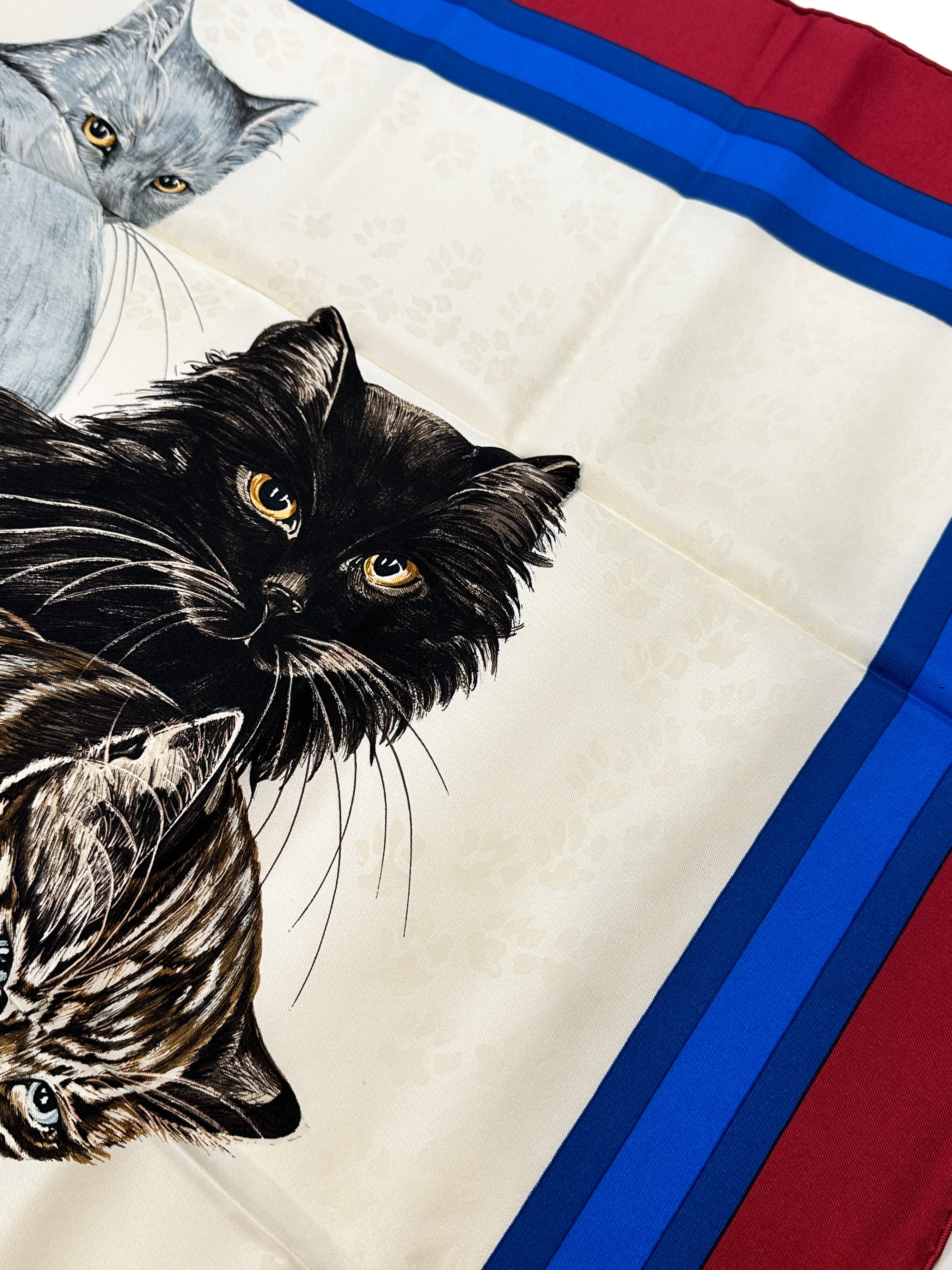 Hermès Les Chats 90