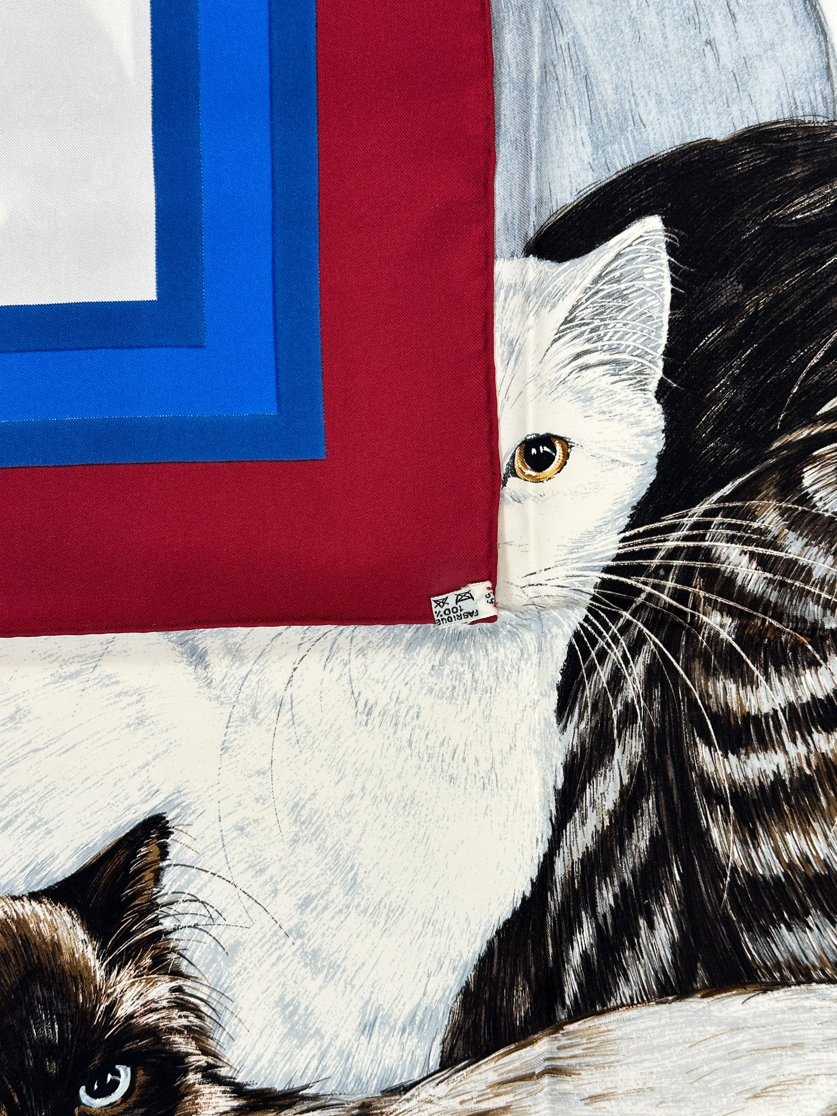 Hermès Les Chats 90