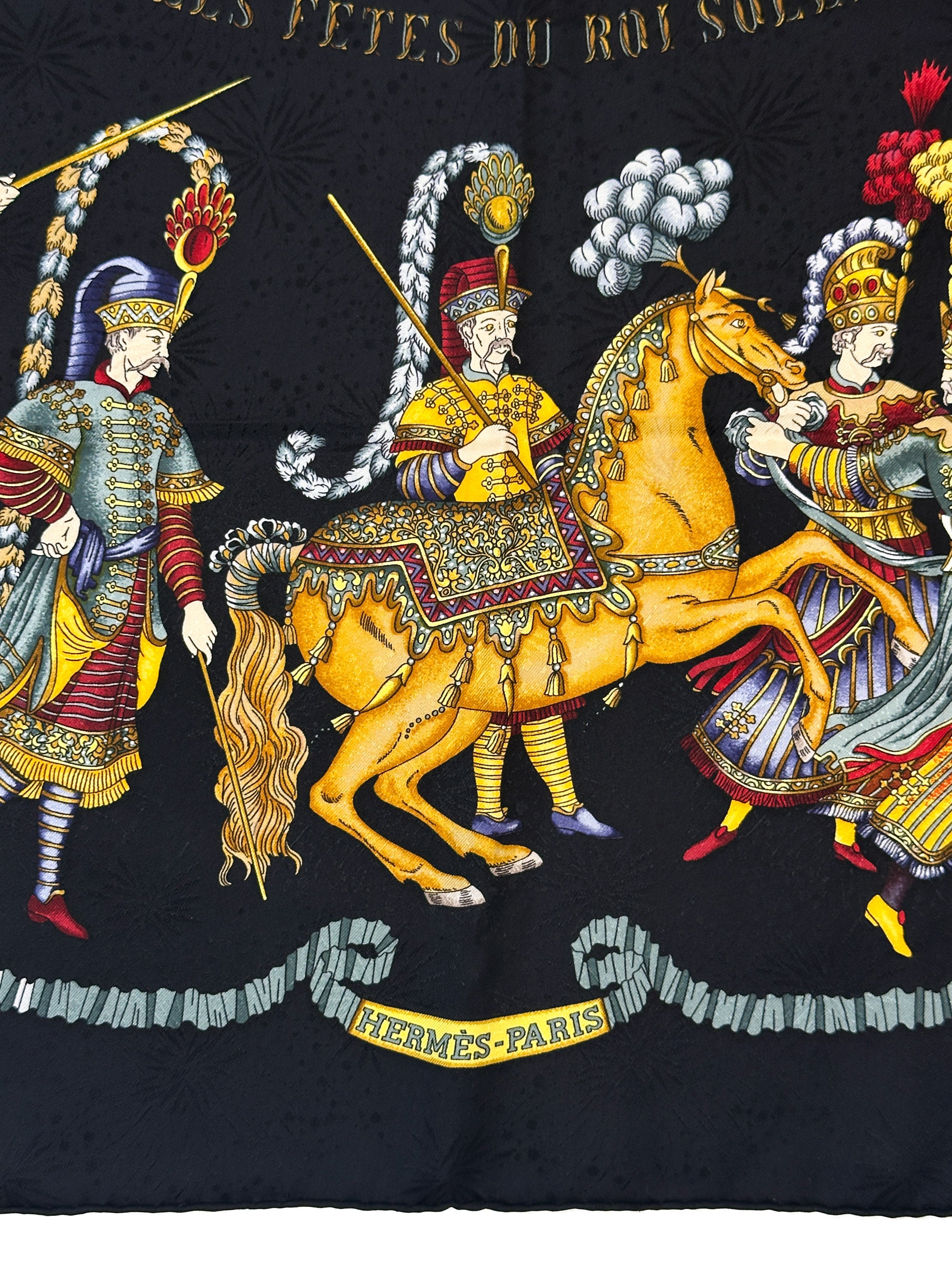 Hermès Les Fêtes du Roi Soleil Jacquard 90