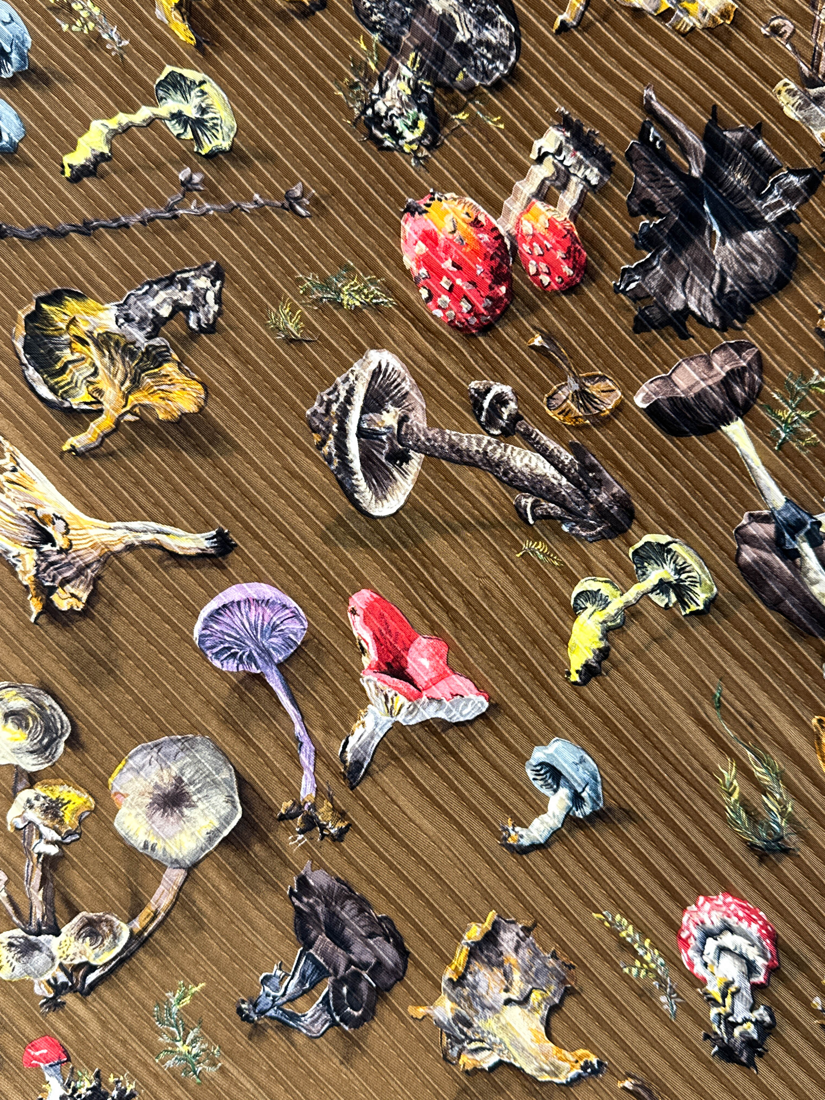 Hermès Champignons Plissé 90