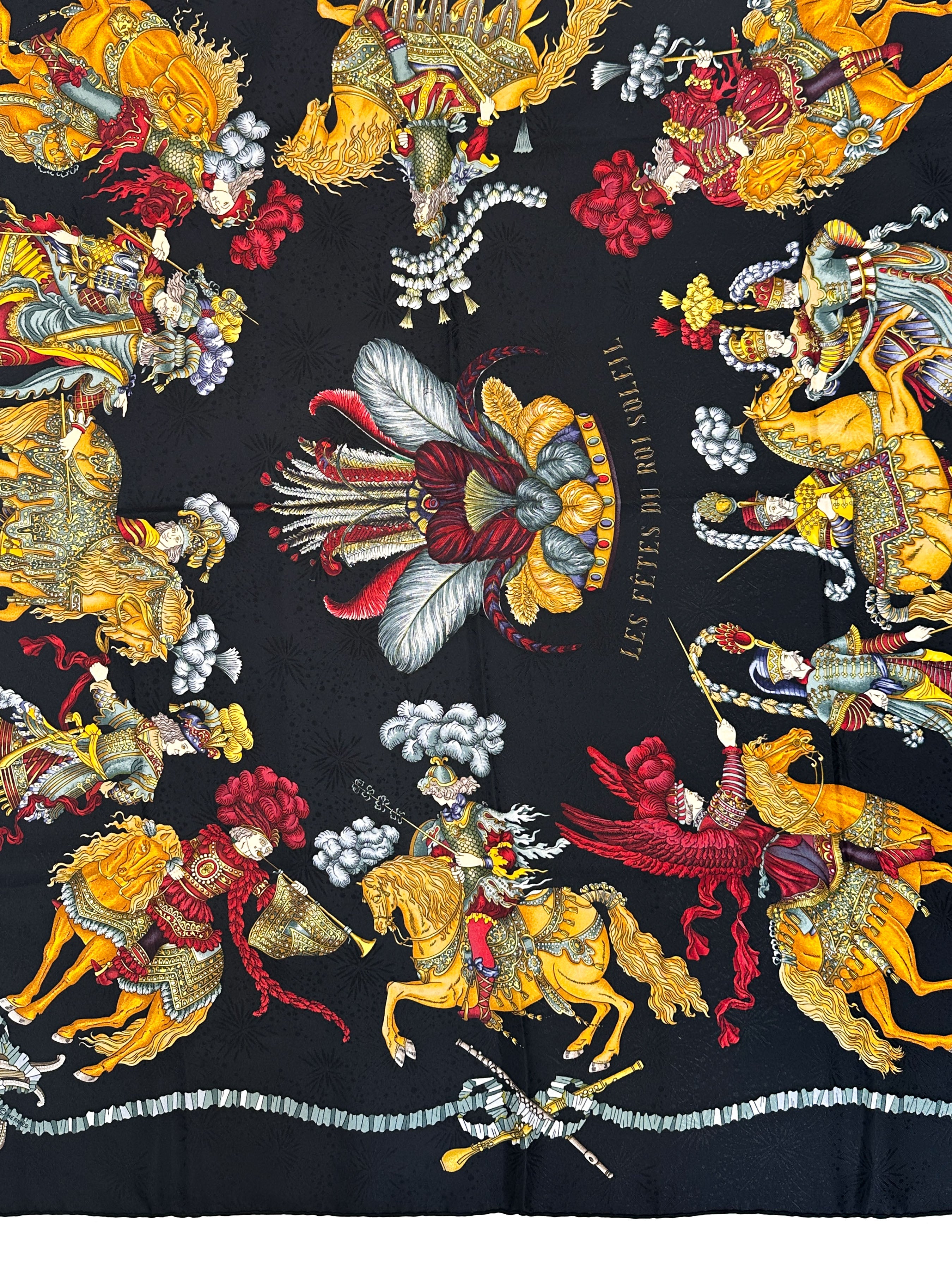 Hermès Les Fêtes du Roi Soleil Jacquard 90