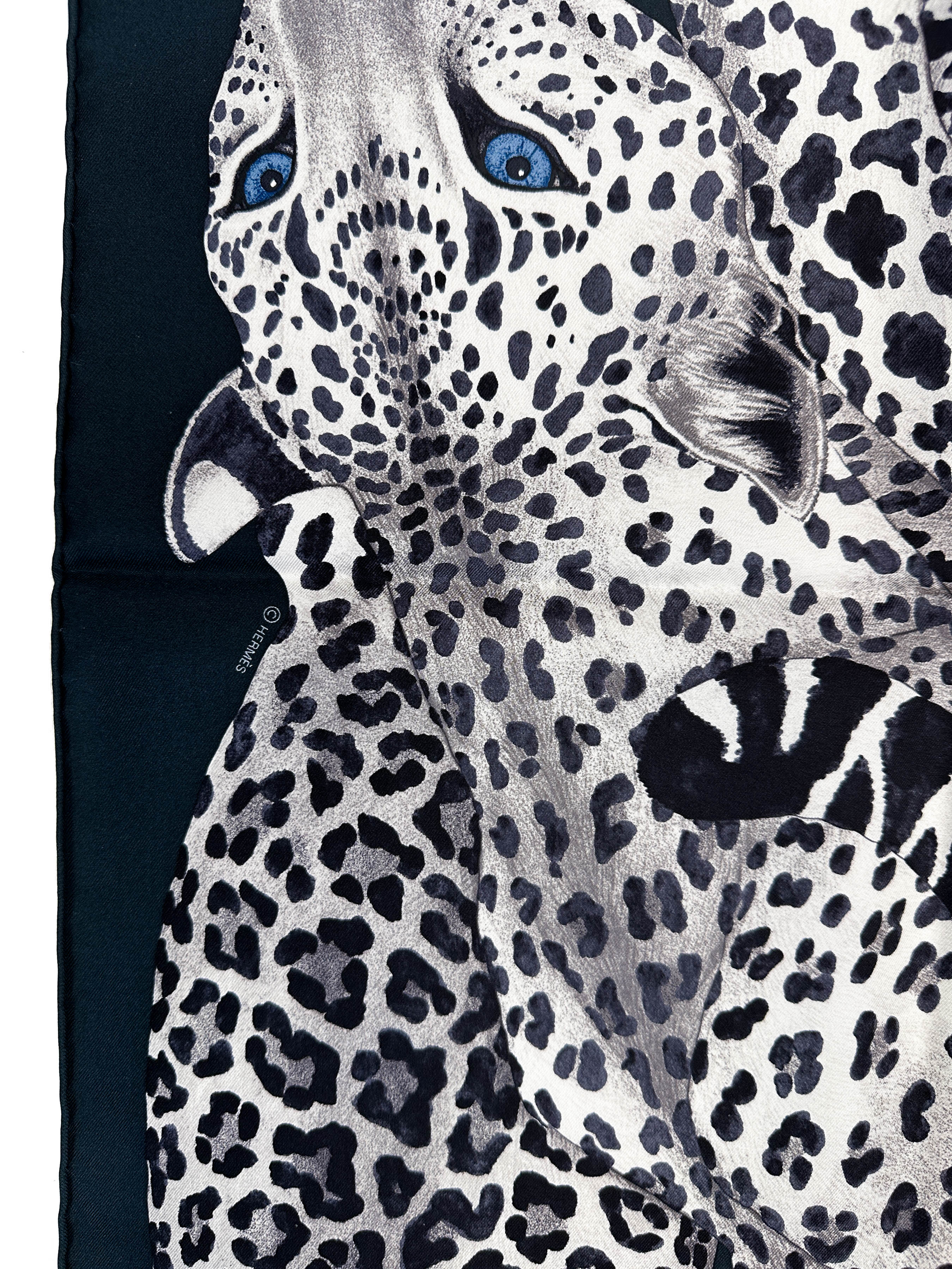 Hermès Lazy Leopardesses 90