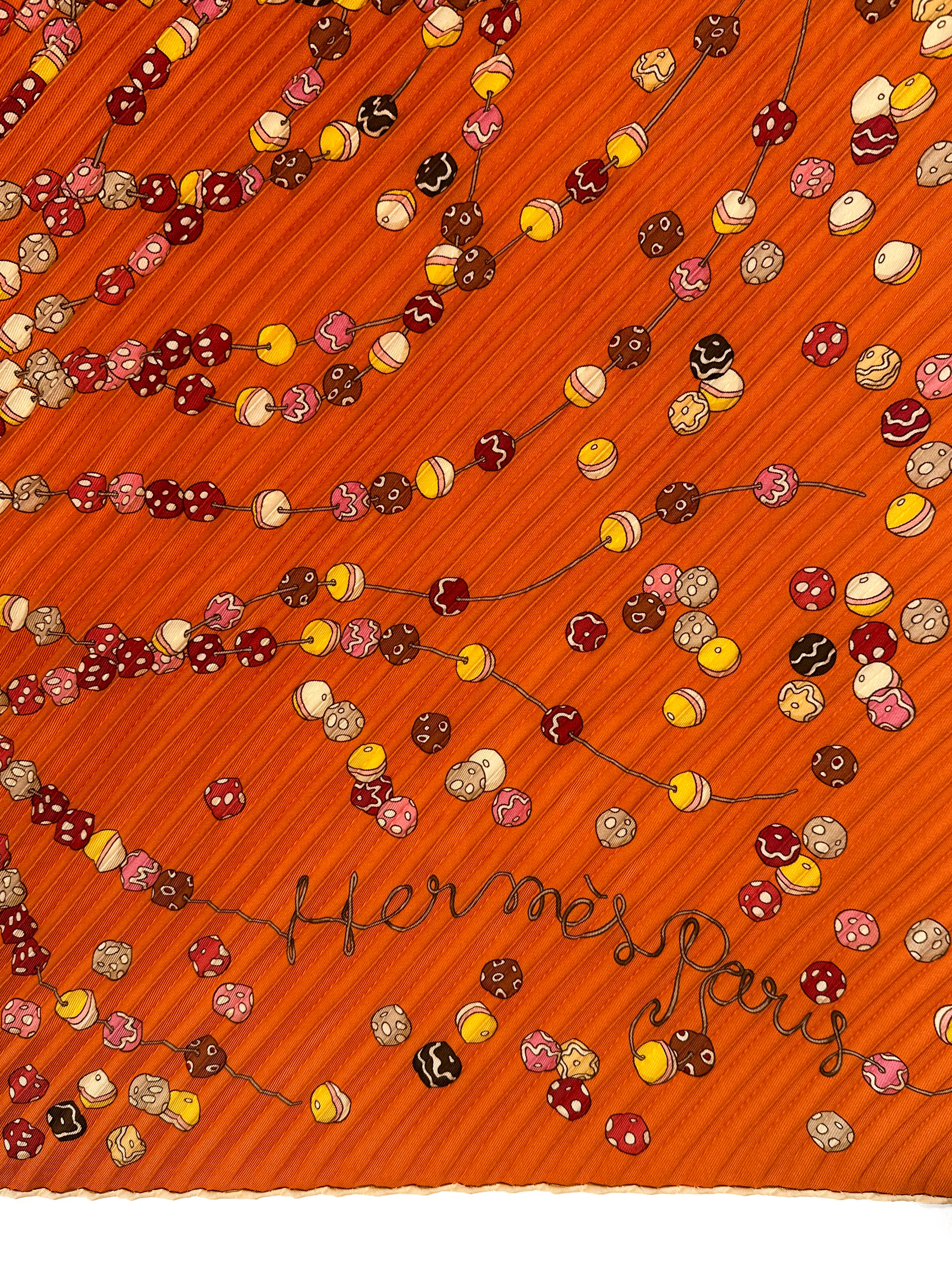 Hermès Dancing Pearls Plissé 90