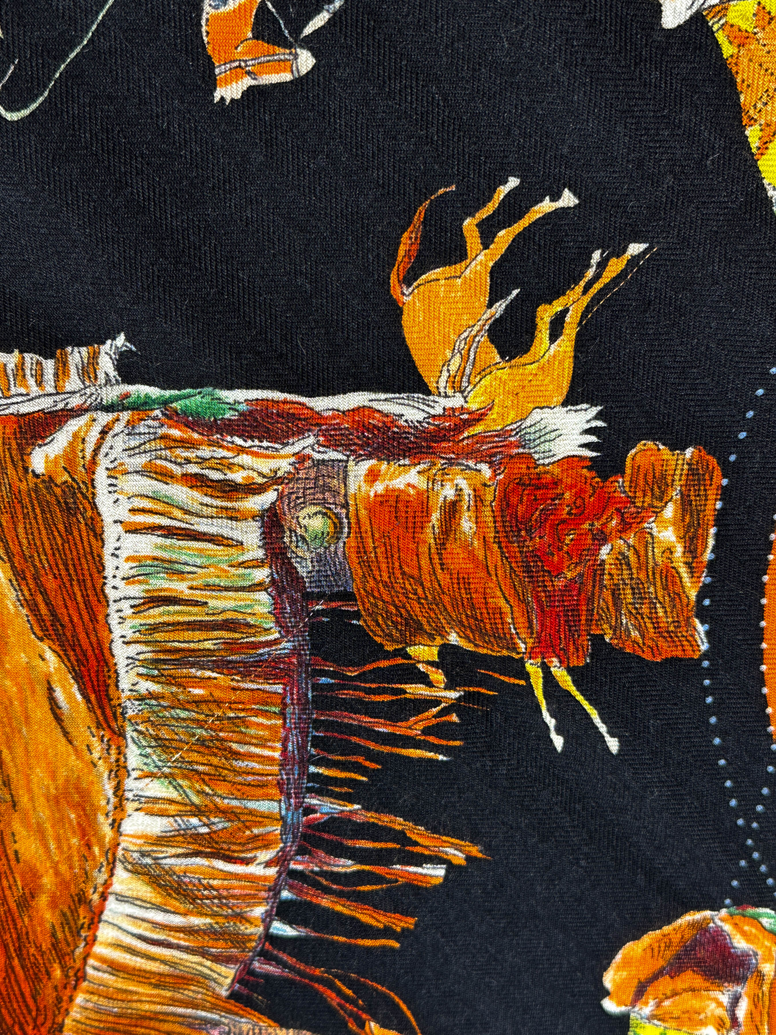 Hermès Les Danses des Indiens Cashmere Silk 140