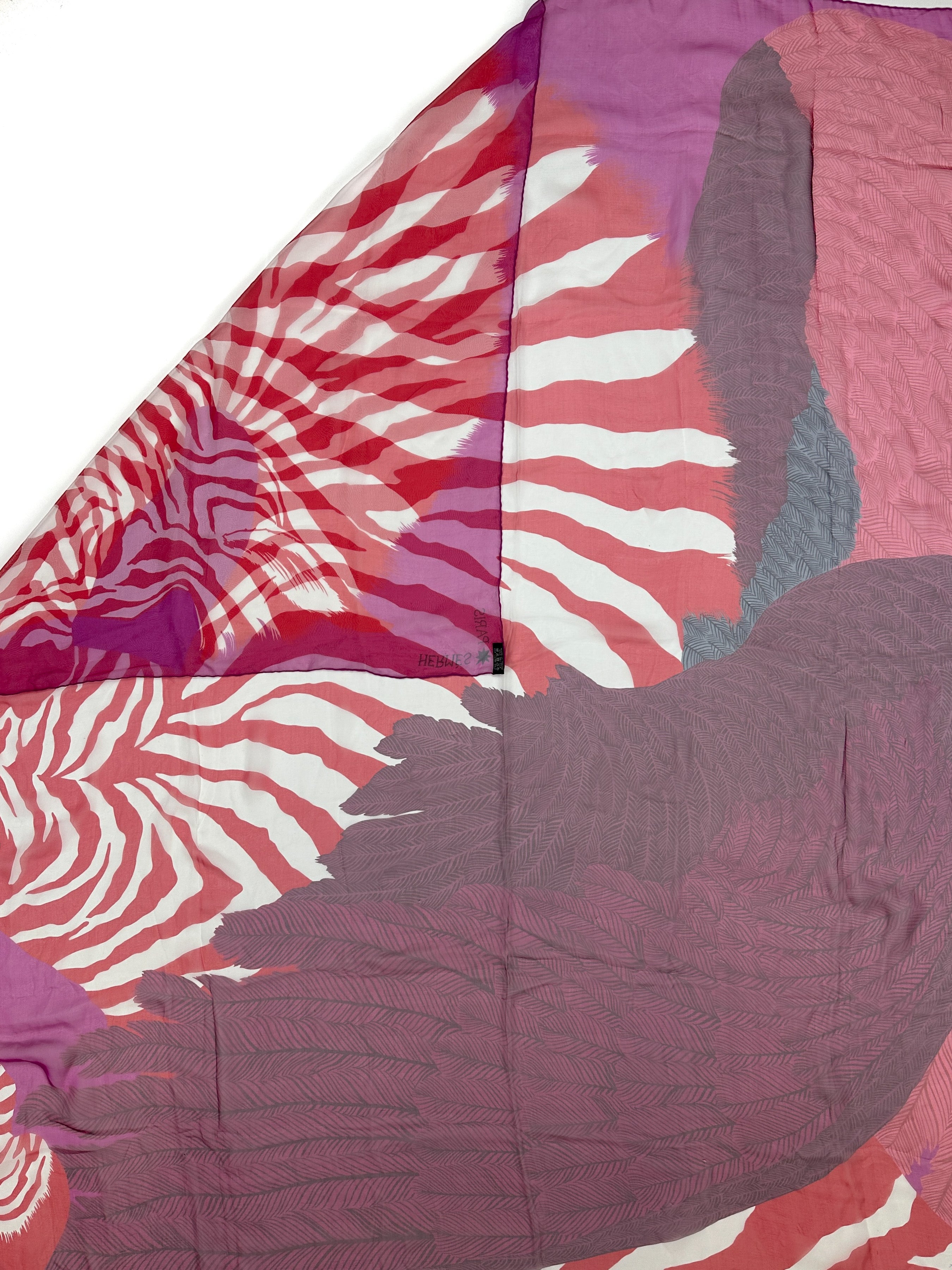 Hermès Zebra Pegasus Mousseline 140