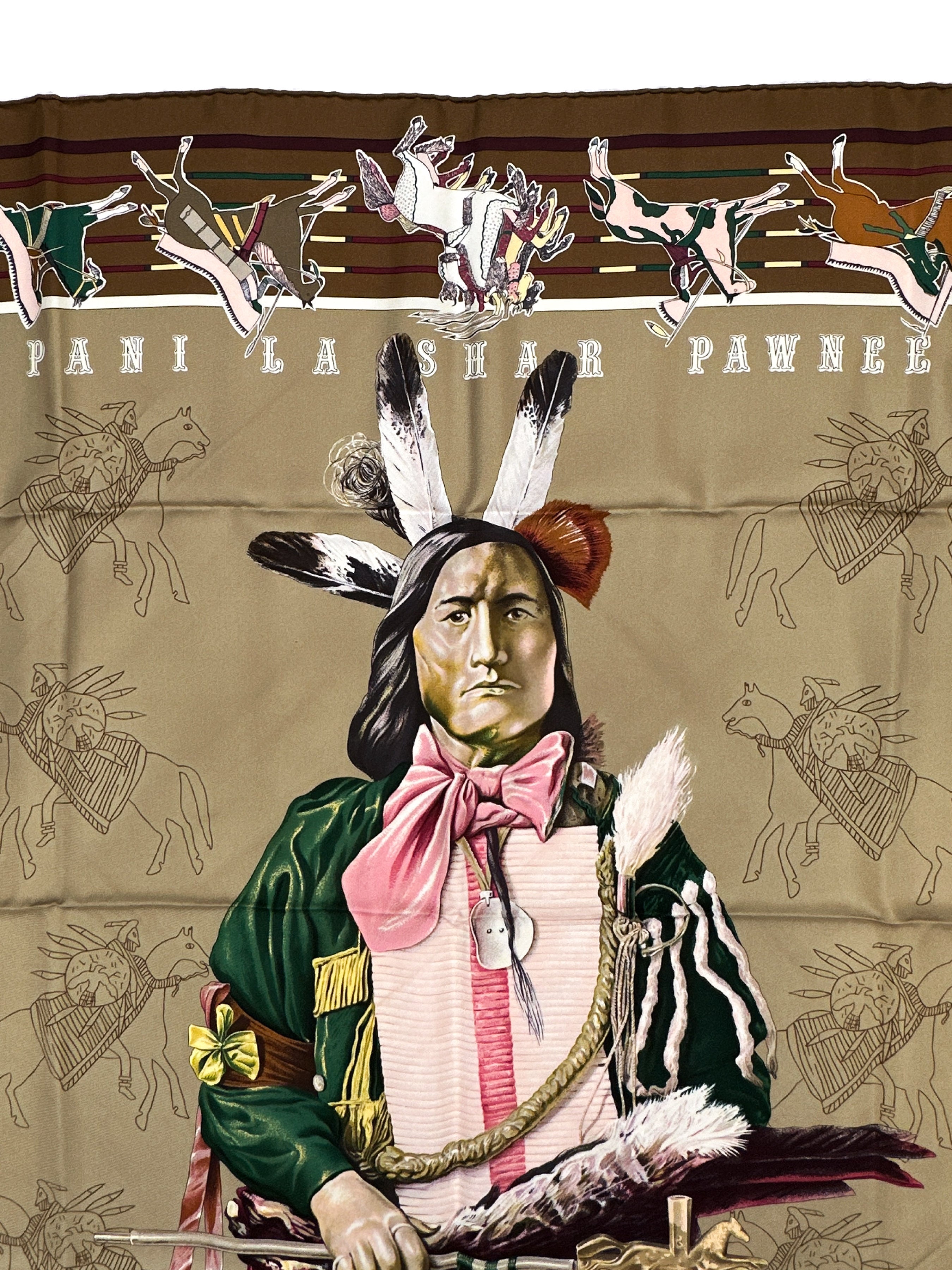 Hermès *Limited Edition Hermès In Seattle 2009* Pani La Shar Pawnee 90