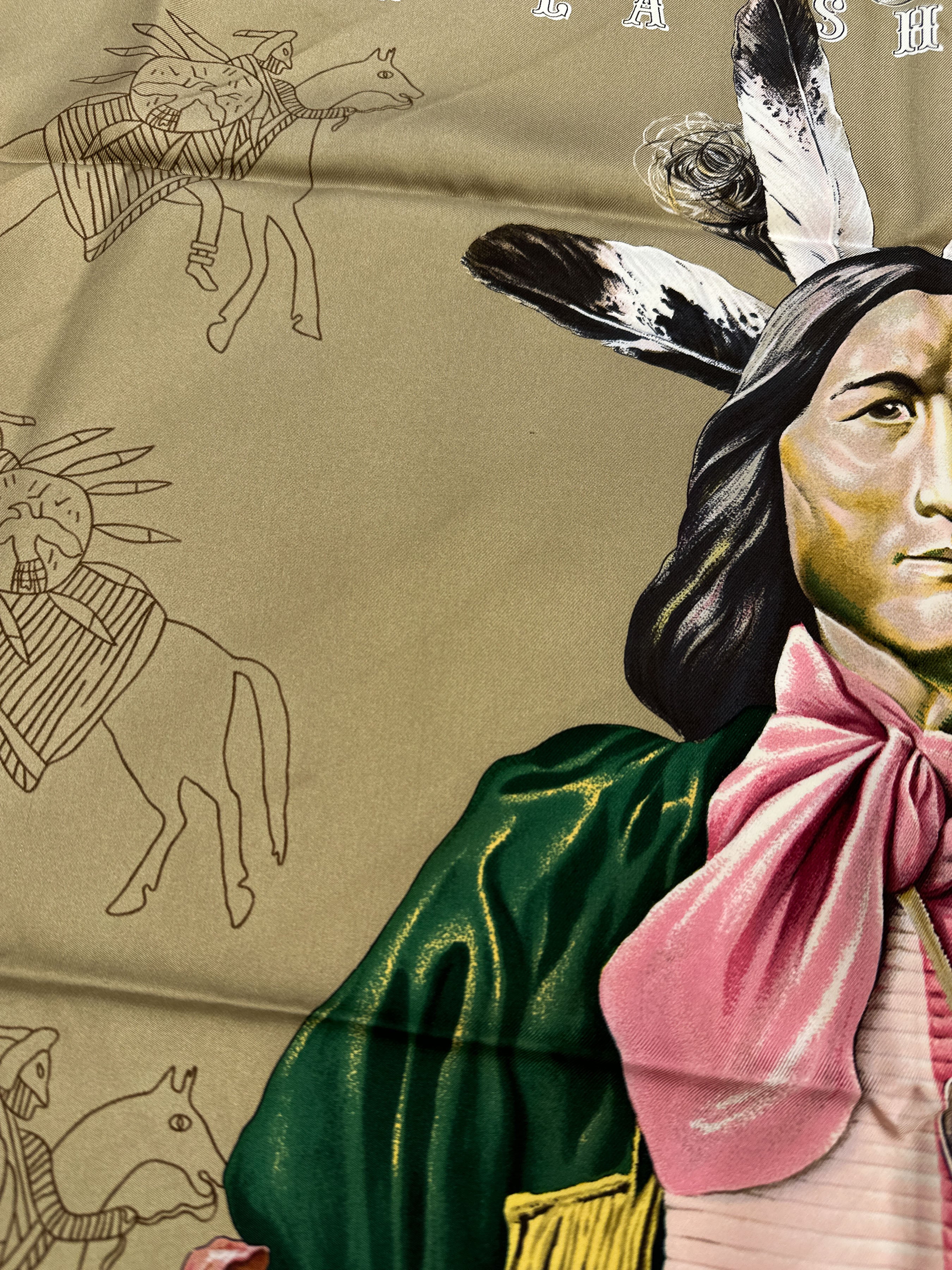 Hermès *Limited Edition Hermès In Seattle 2009* Pani La Shar Pawnee 90