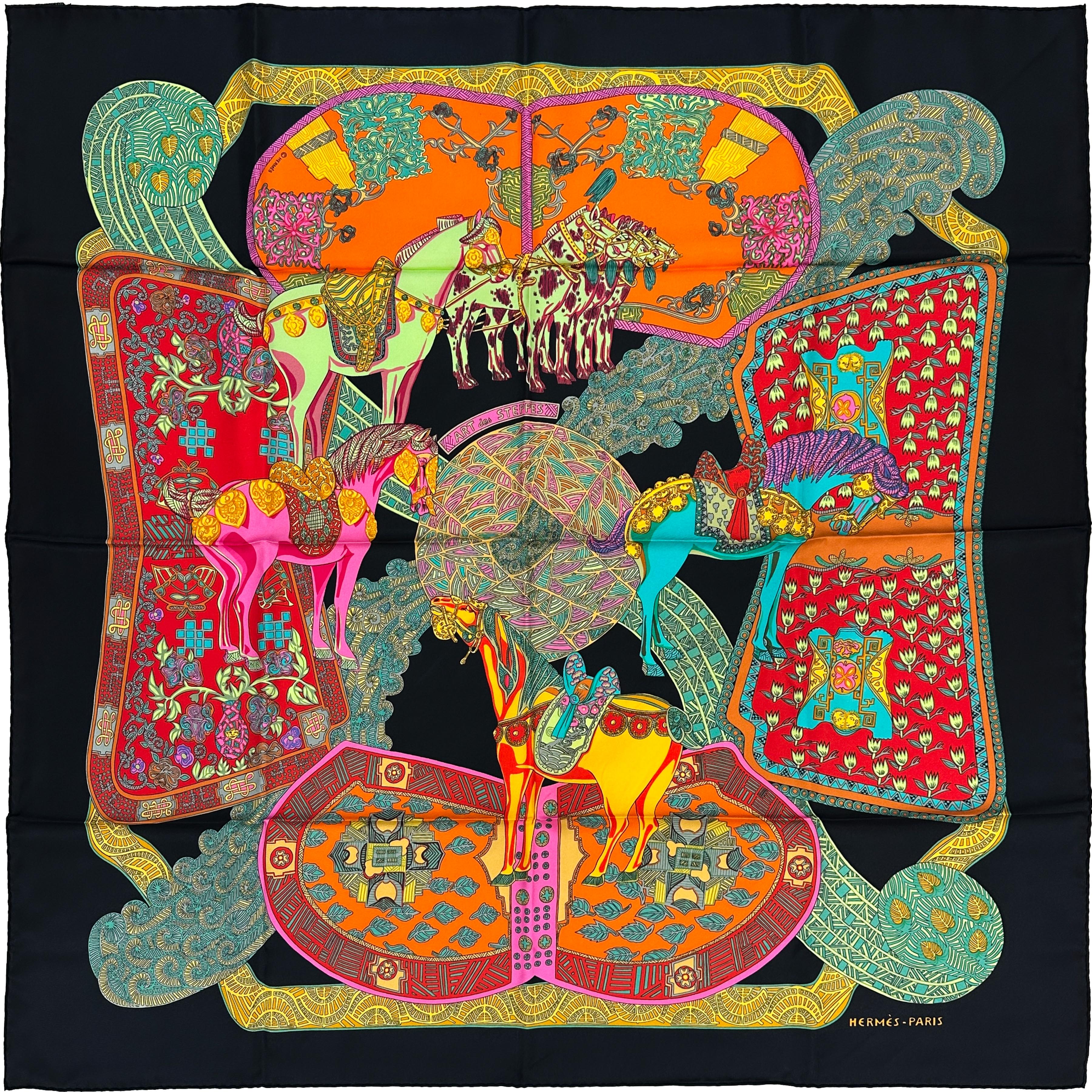Hermès Art Des Steppes 90