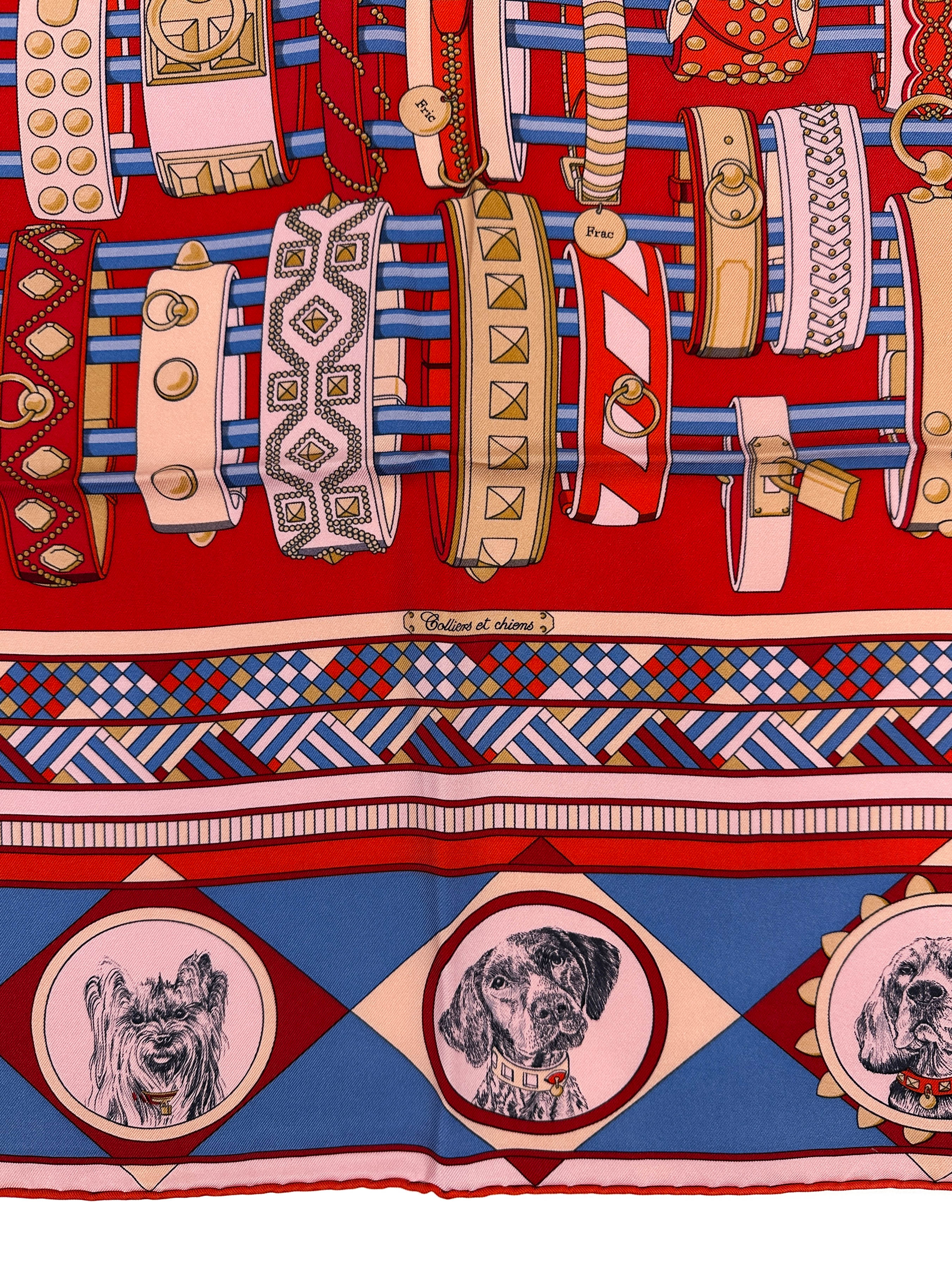 Hermès Colliers et Chiens Wash 90