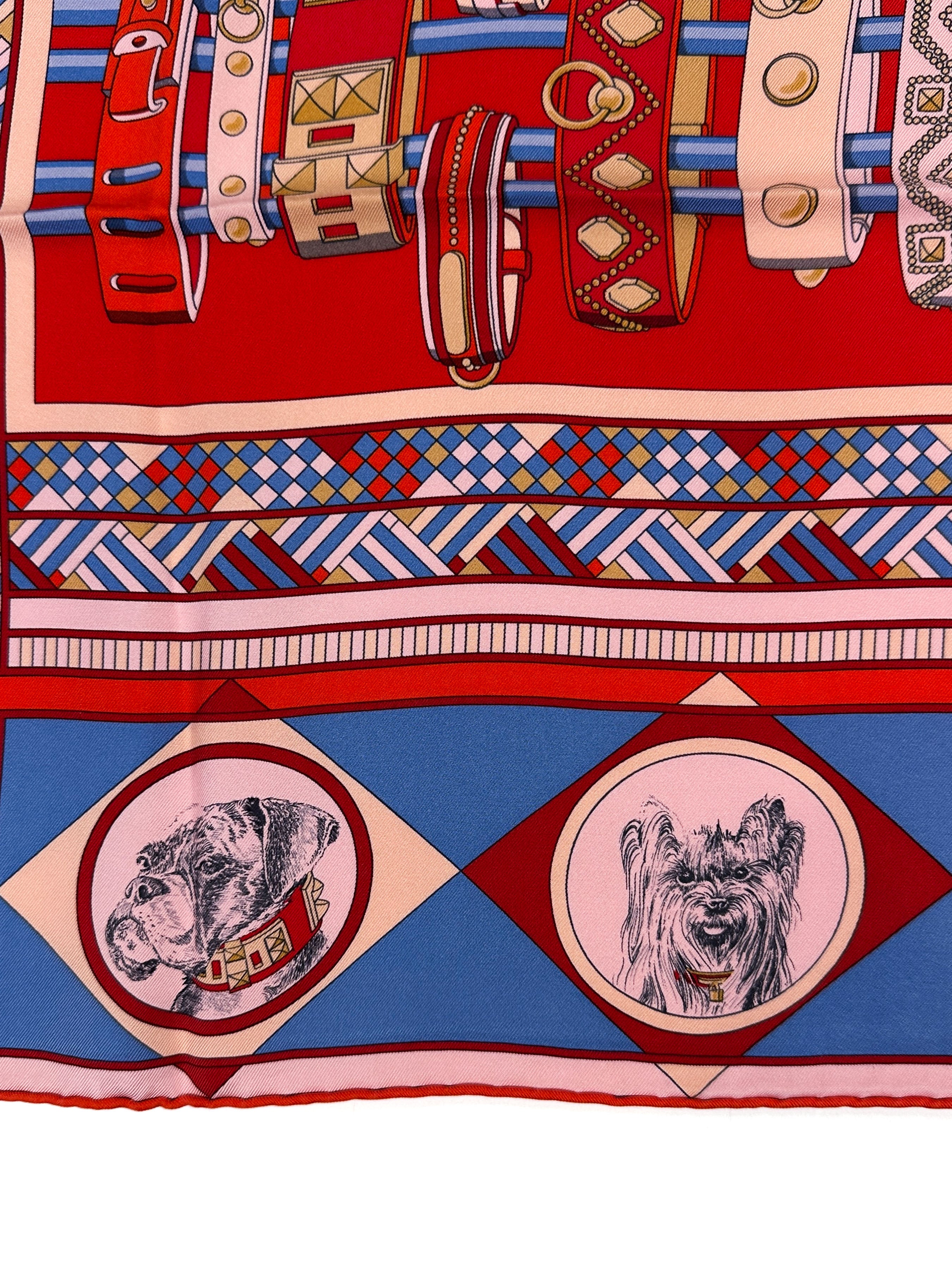 Hermès Colliers et Chiens Wash 90