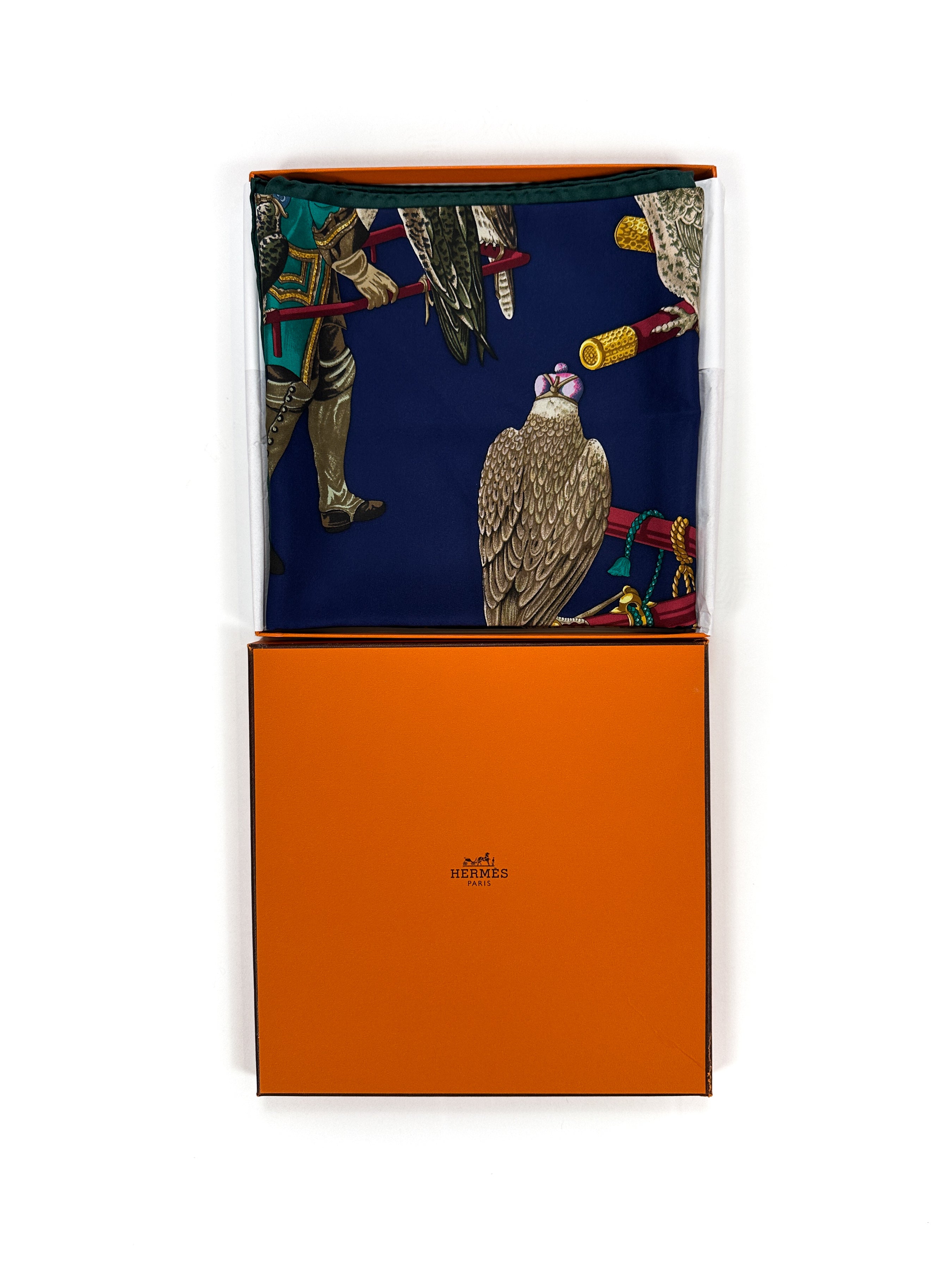 Hermès Les Oiseaux du Roy 90