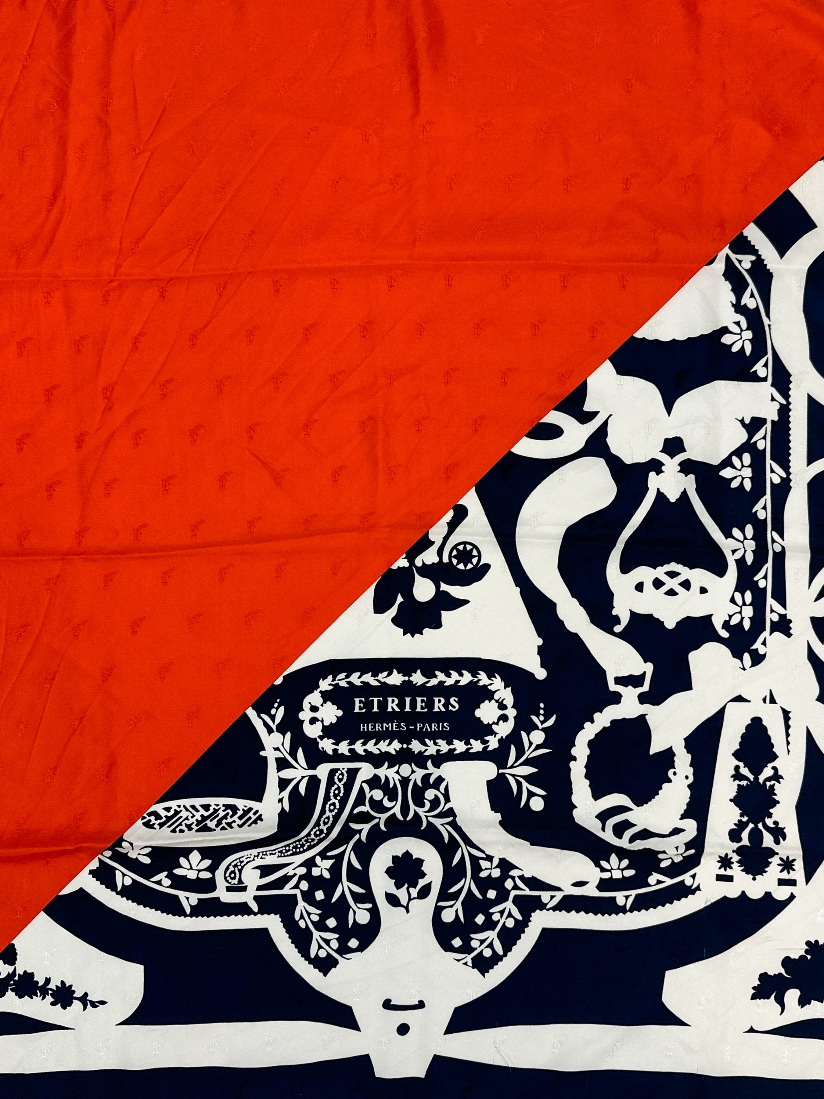 Hermès Etriers Tatouages Jacquard 90