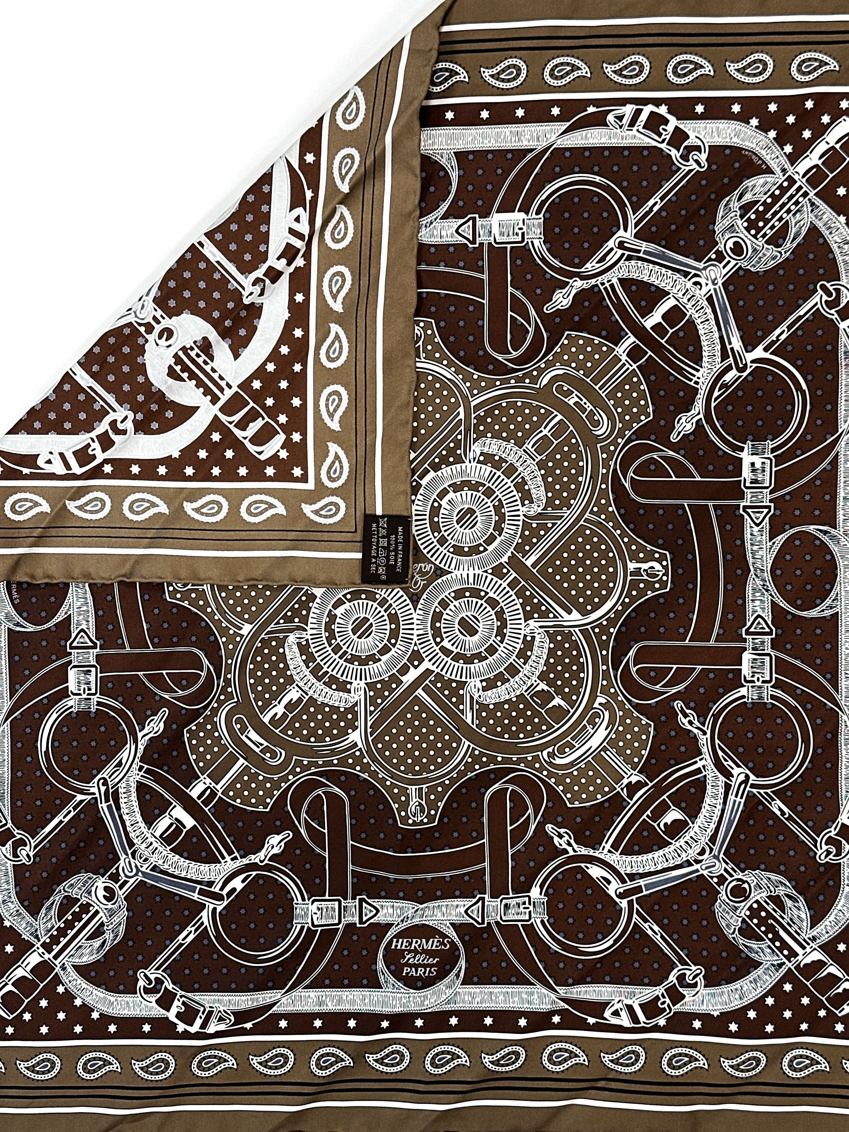 Hermès Eperon d'Or Bandana 55