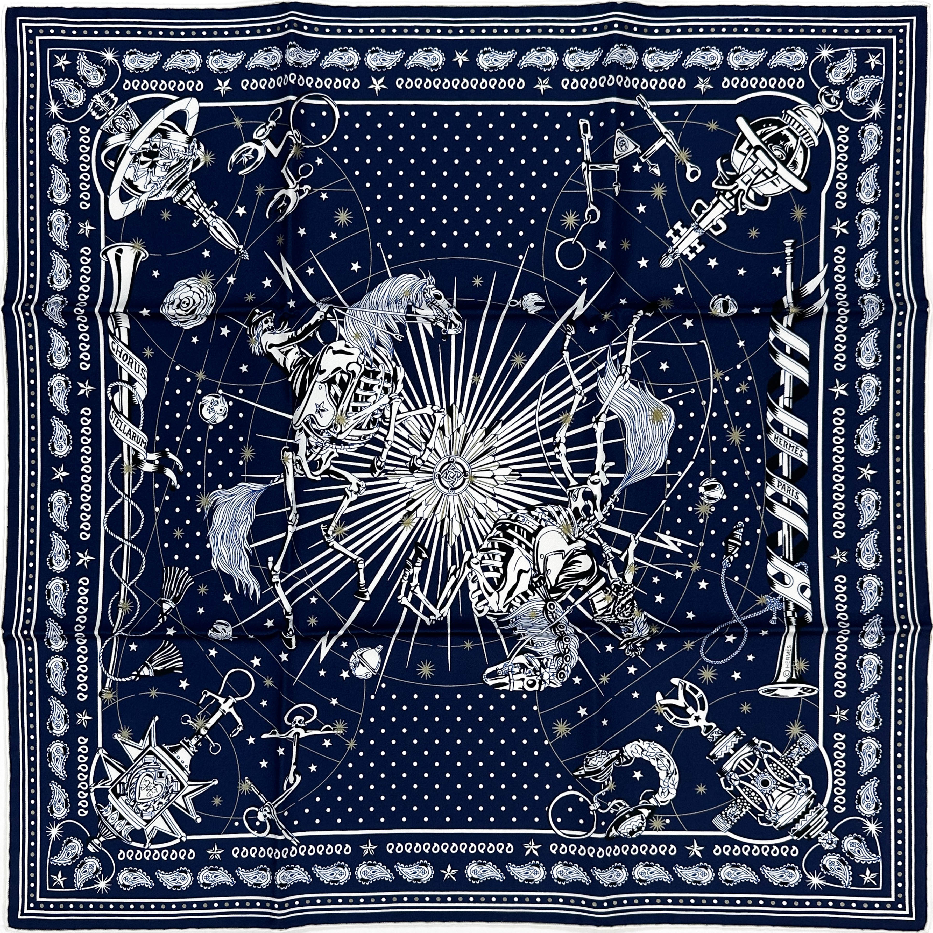 Hermès Chorus Stellarum Bandana 55