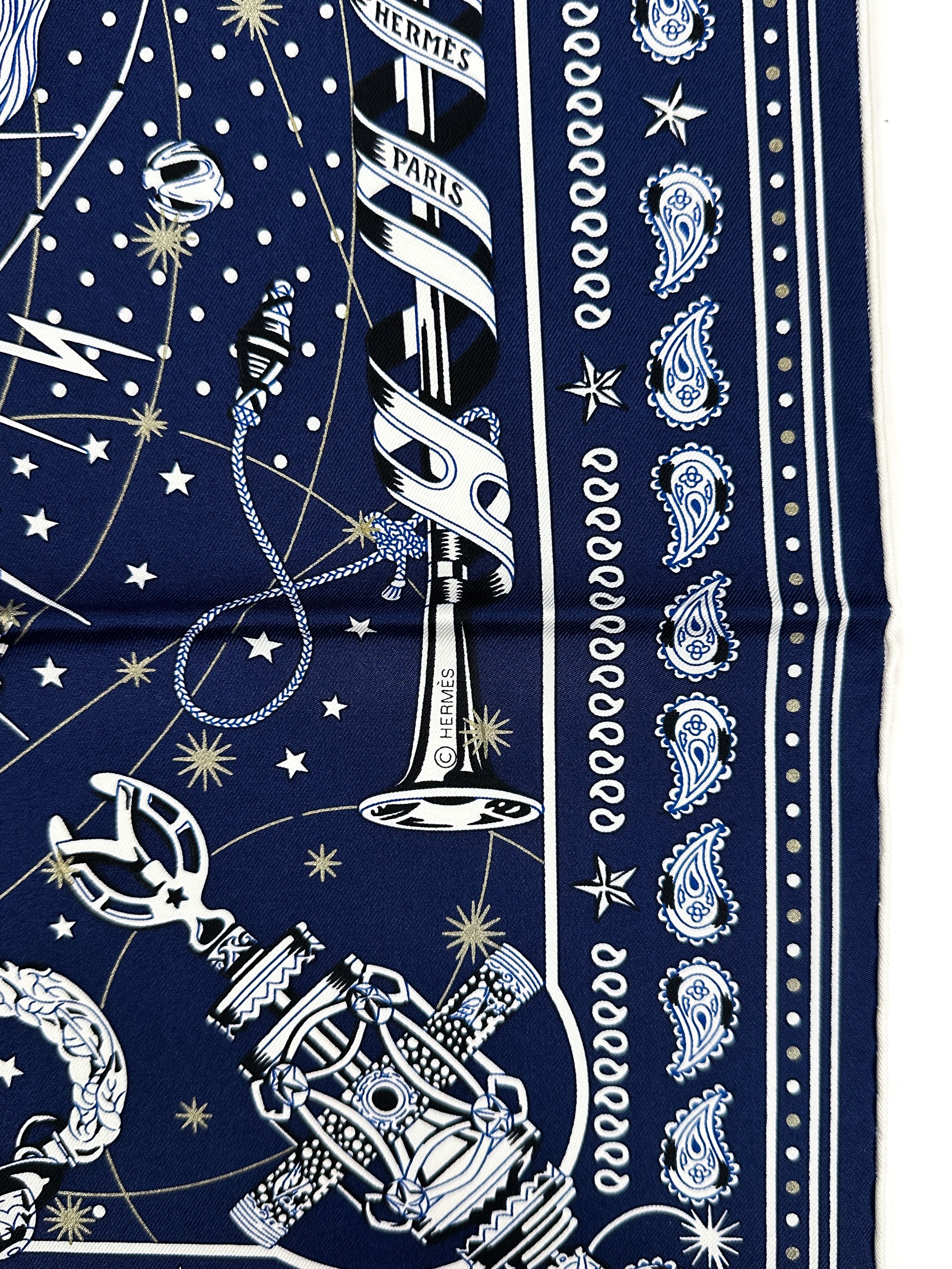 Hermès Chorus Stellarum Bandana 55